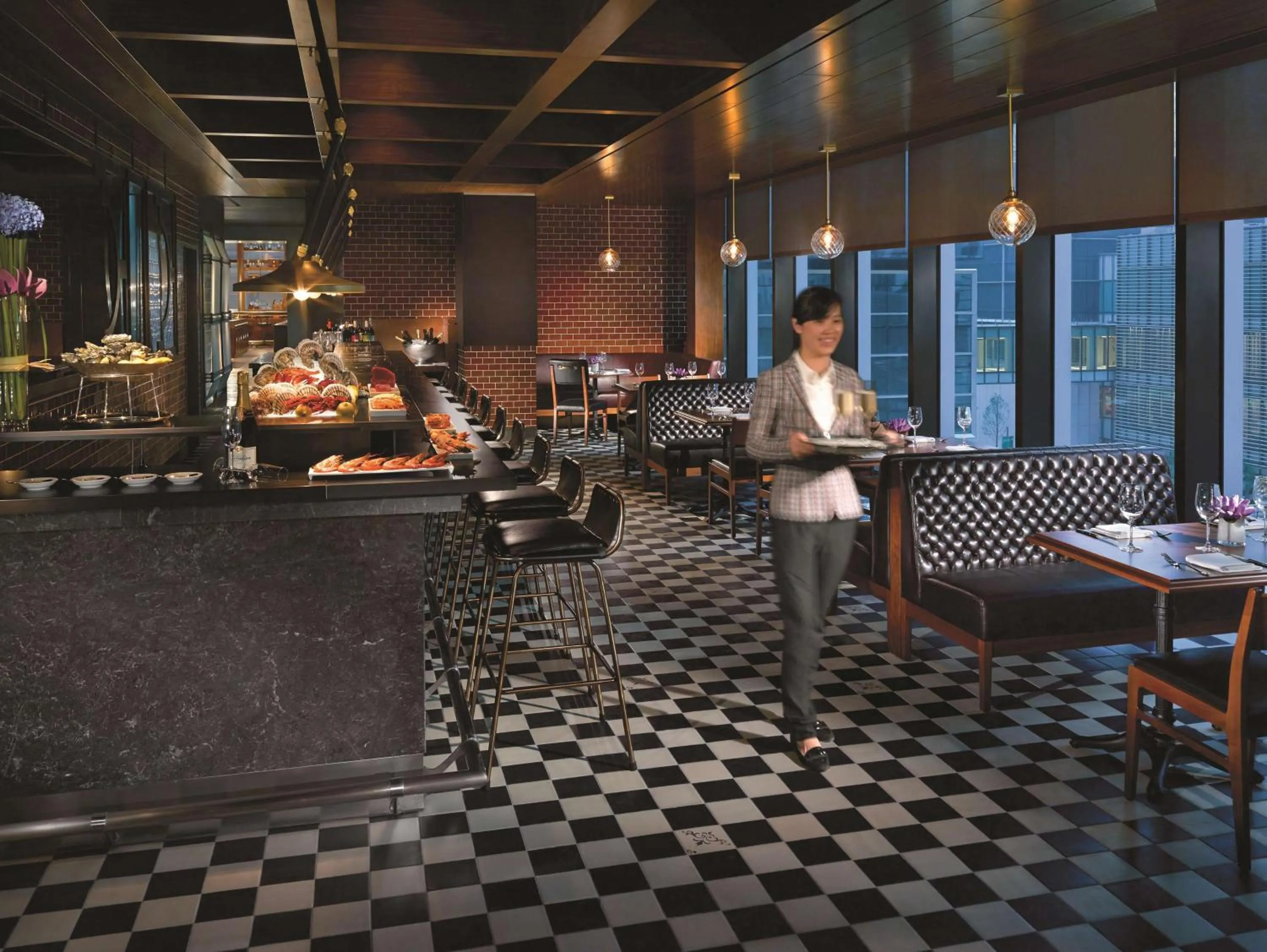 Lounge or bar in Jing An Shangri-La