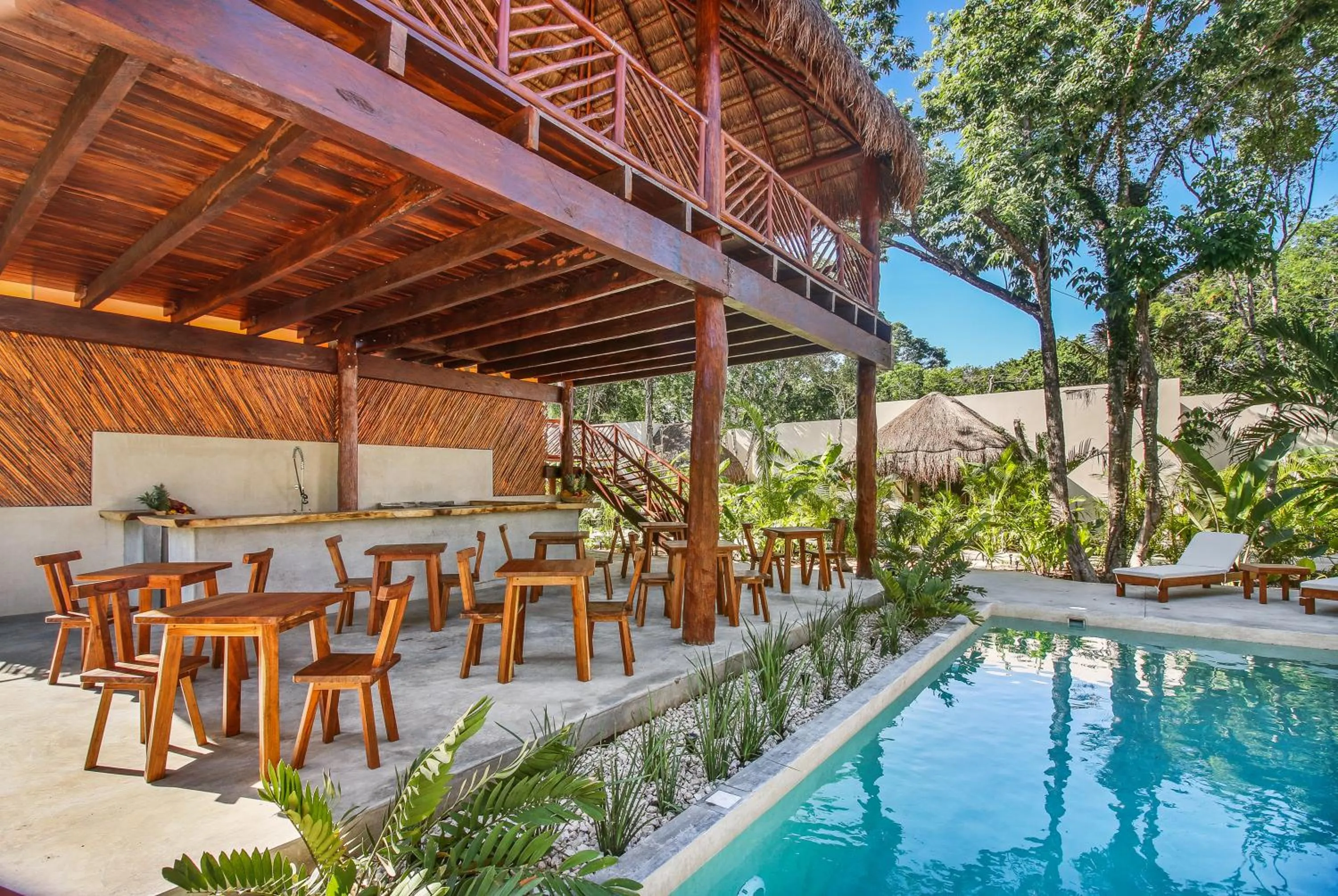 Patio in Zenses Wellness and Yoga Resort - Adults Only