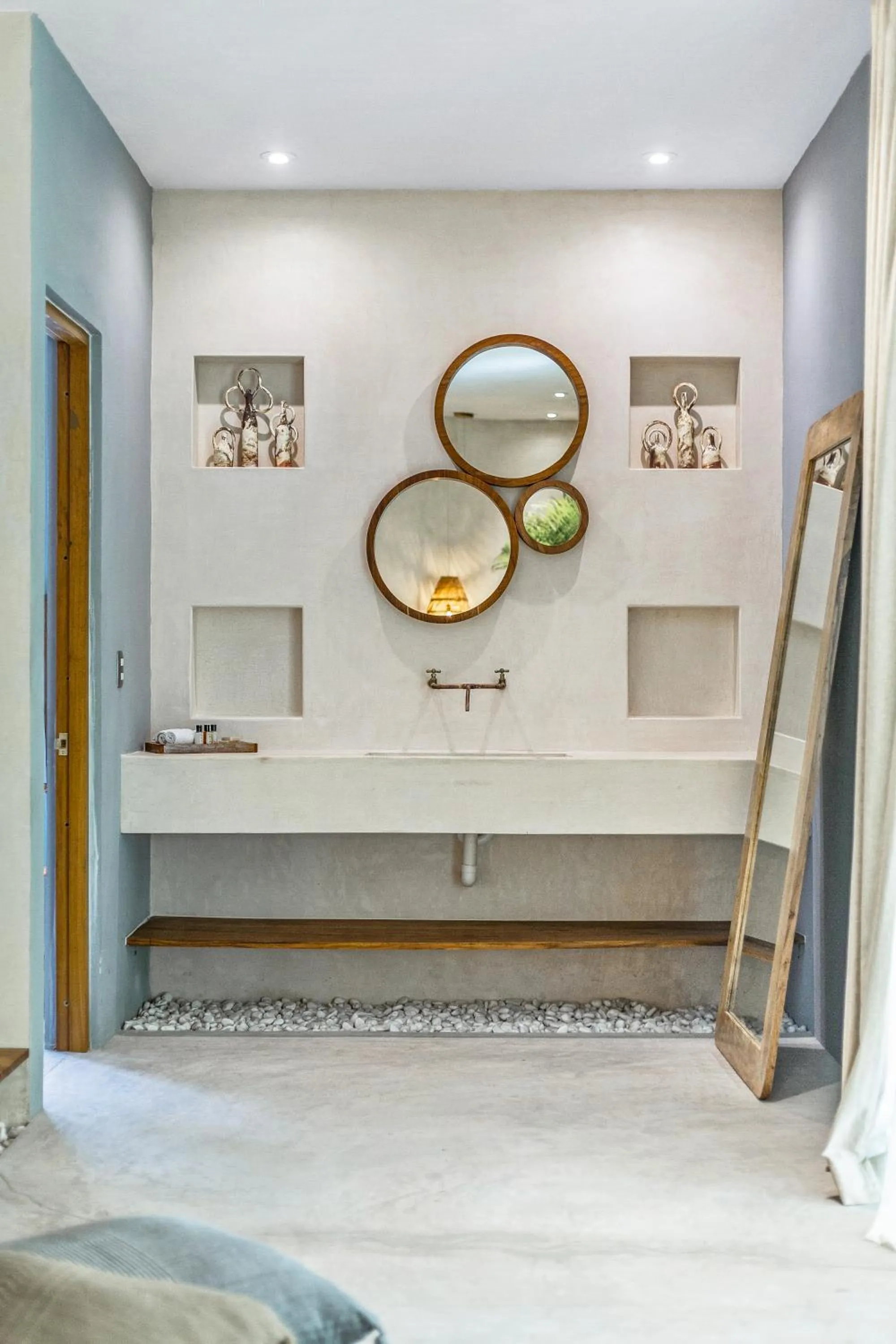 Bathroom, Bed in Zenses Wellness and Yoga Resort - Adults Only