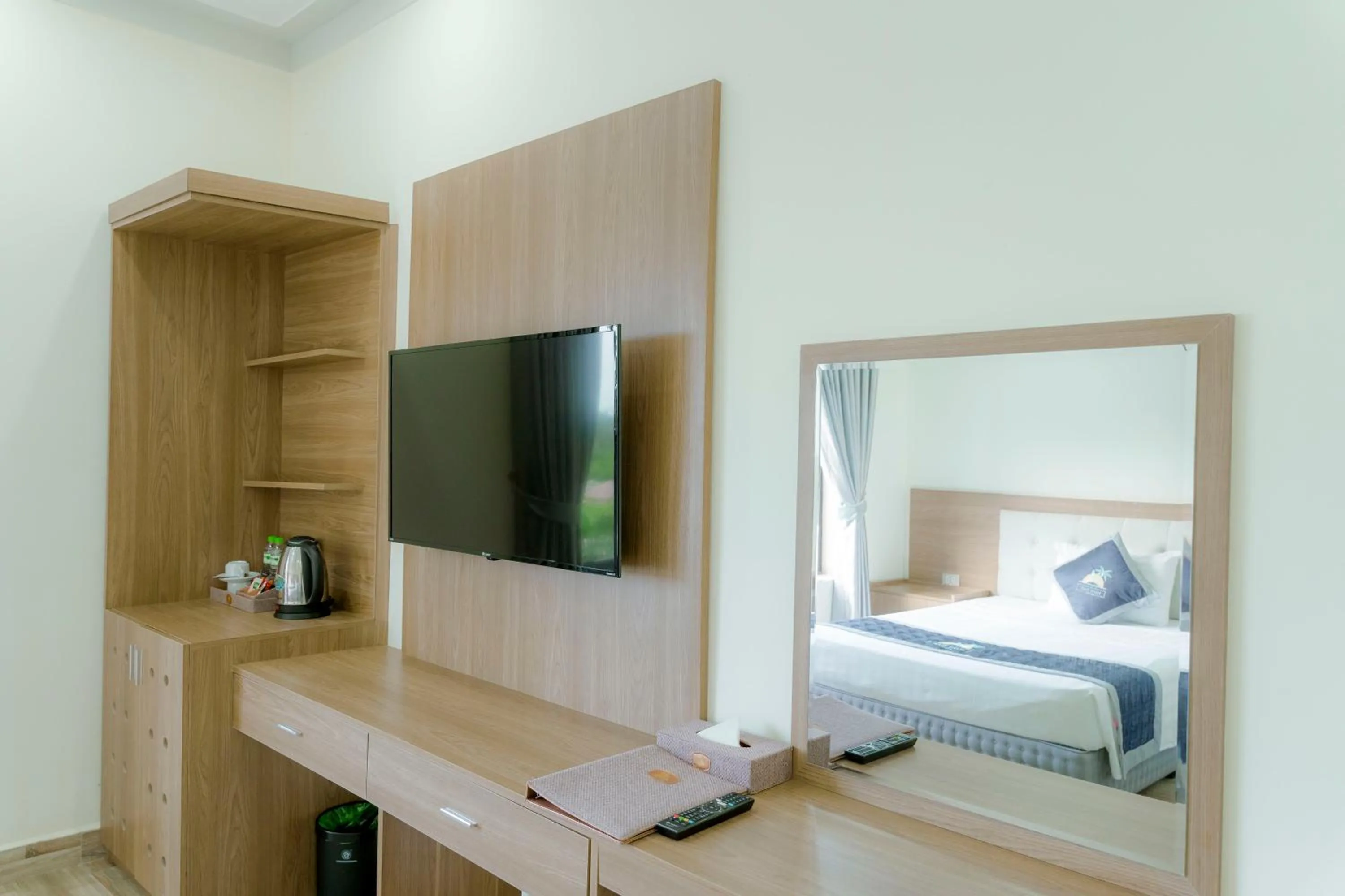 Bed in Hon Dau Resort