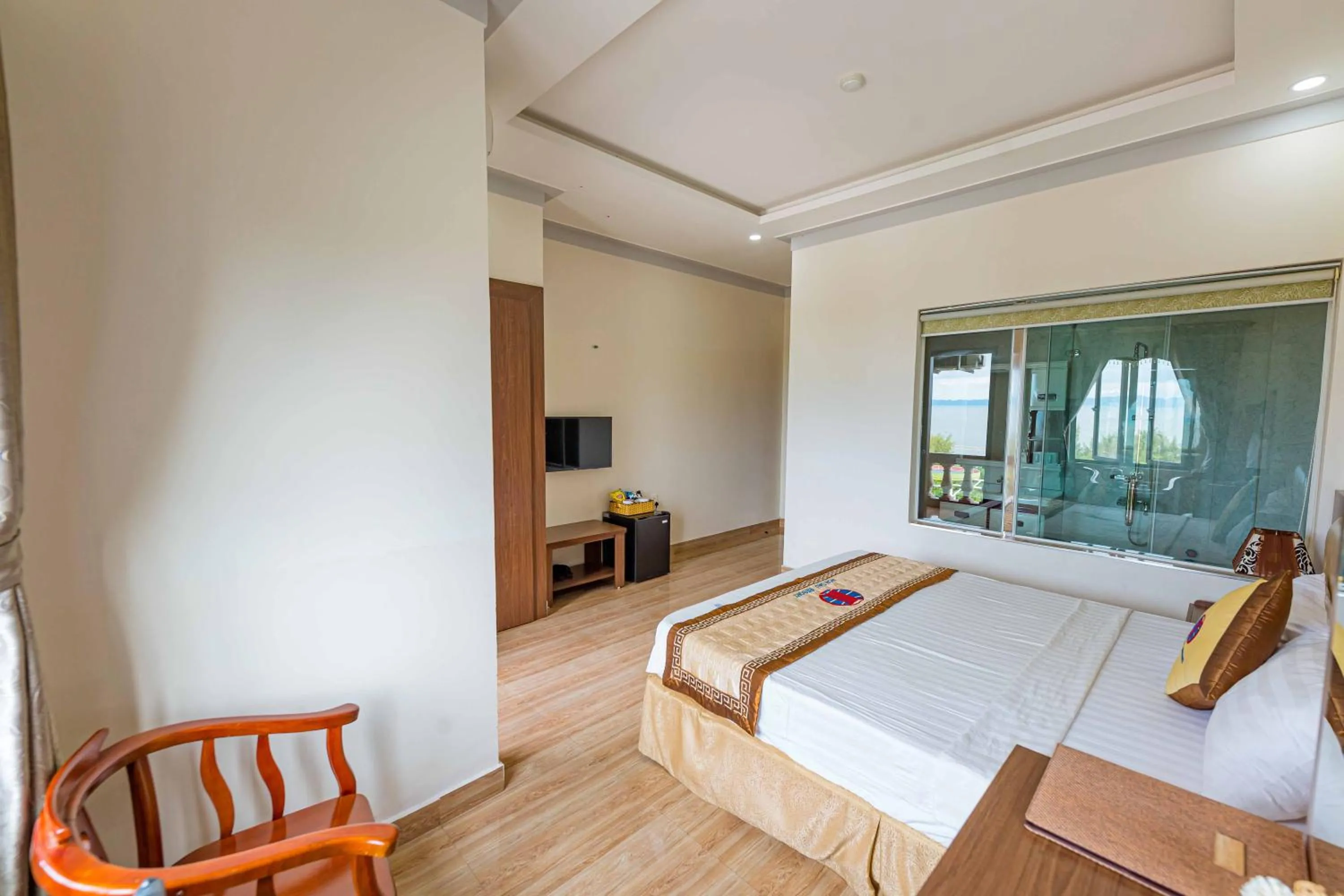 Bed in Hon Dau Resort