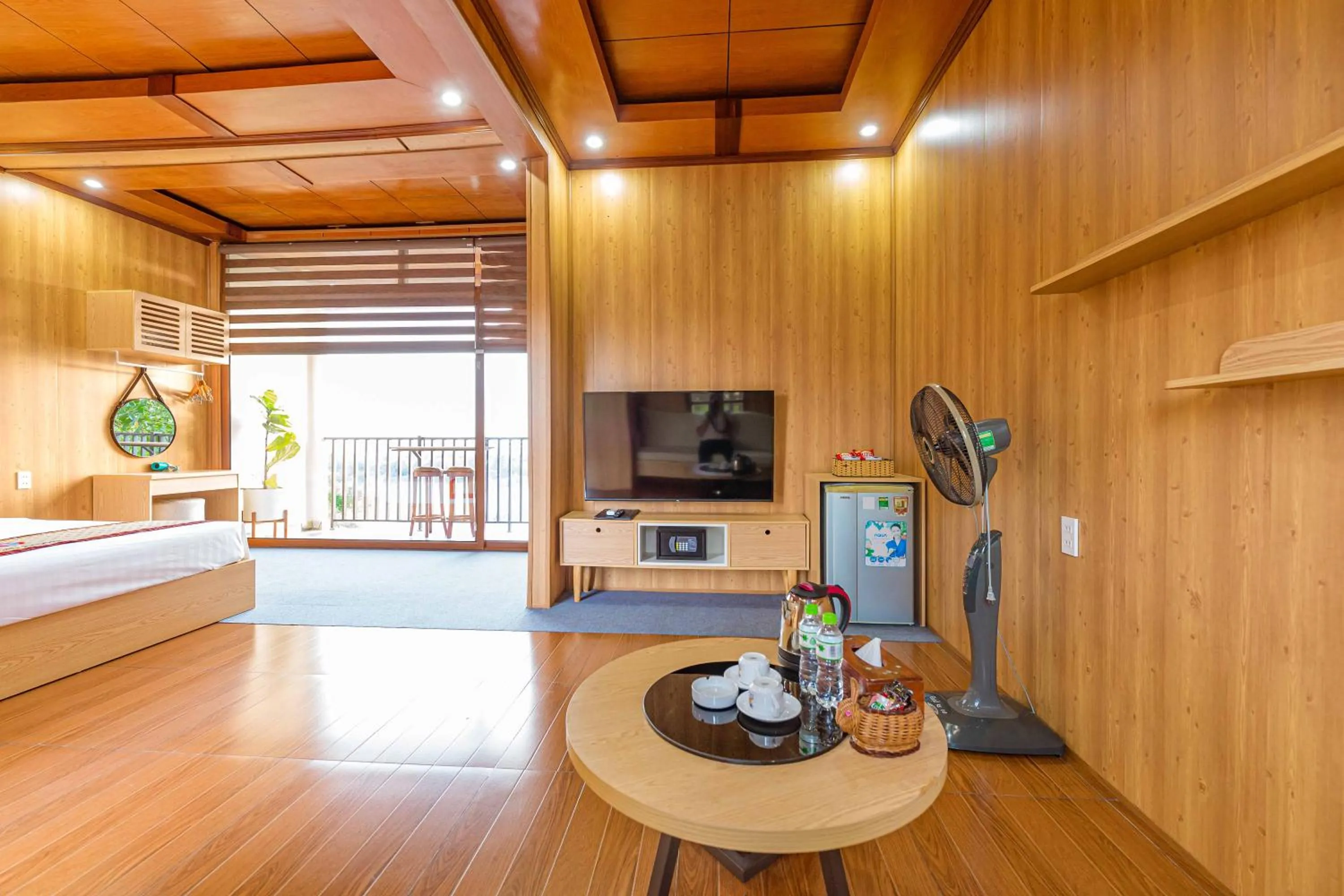 Bed in Hon Dau Resort