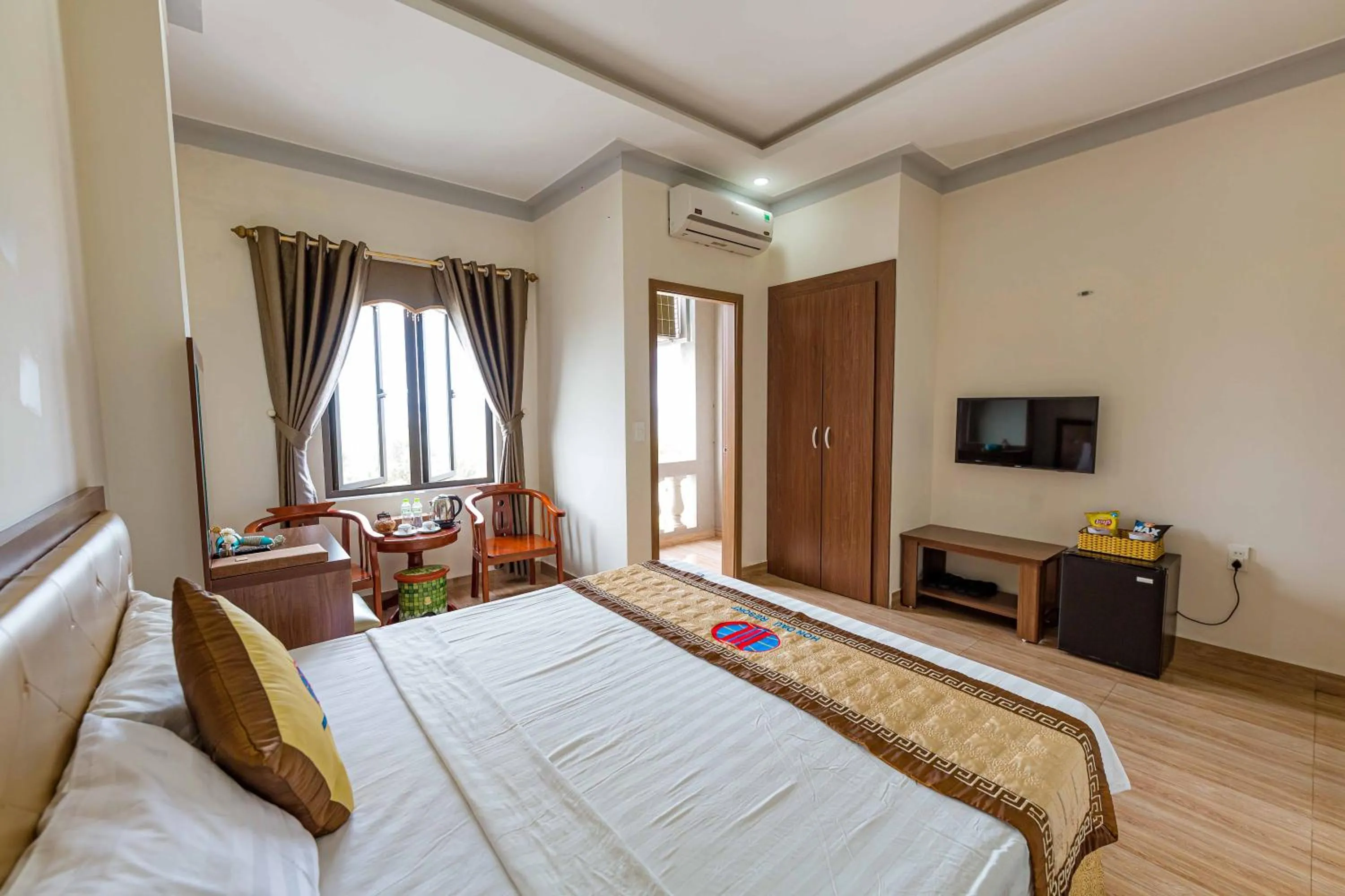 Bed in Hon Dau Resort