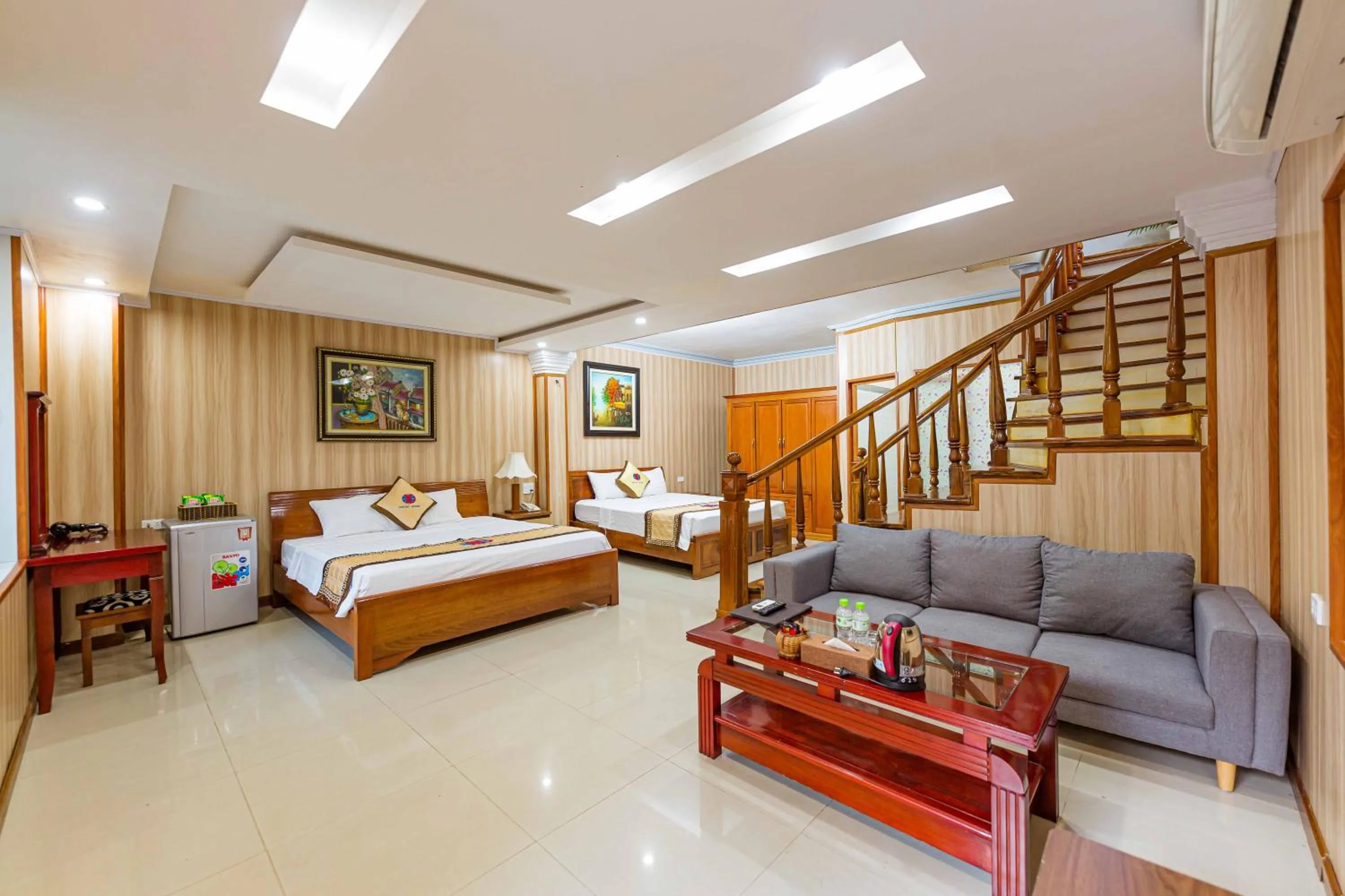 Bed in Hon Dau Resort