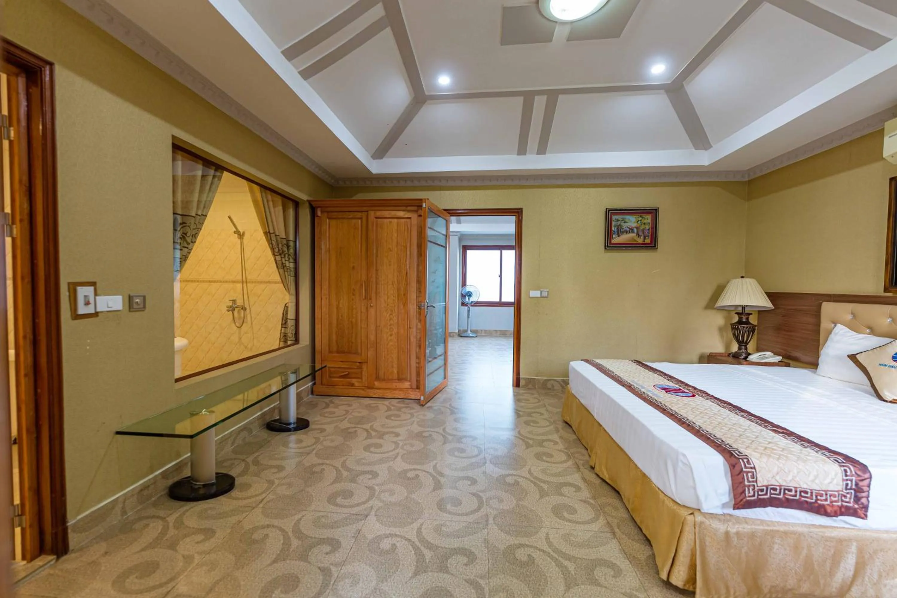 Bed in Hon Dau Resort