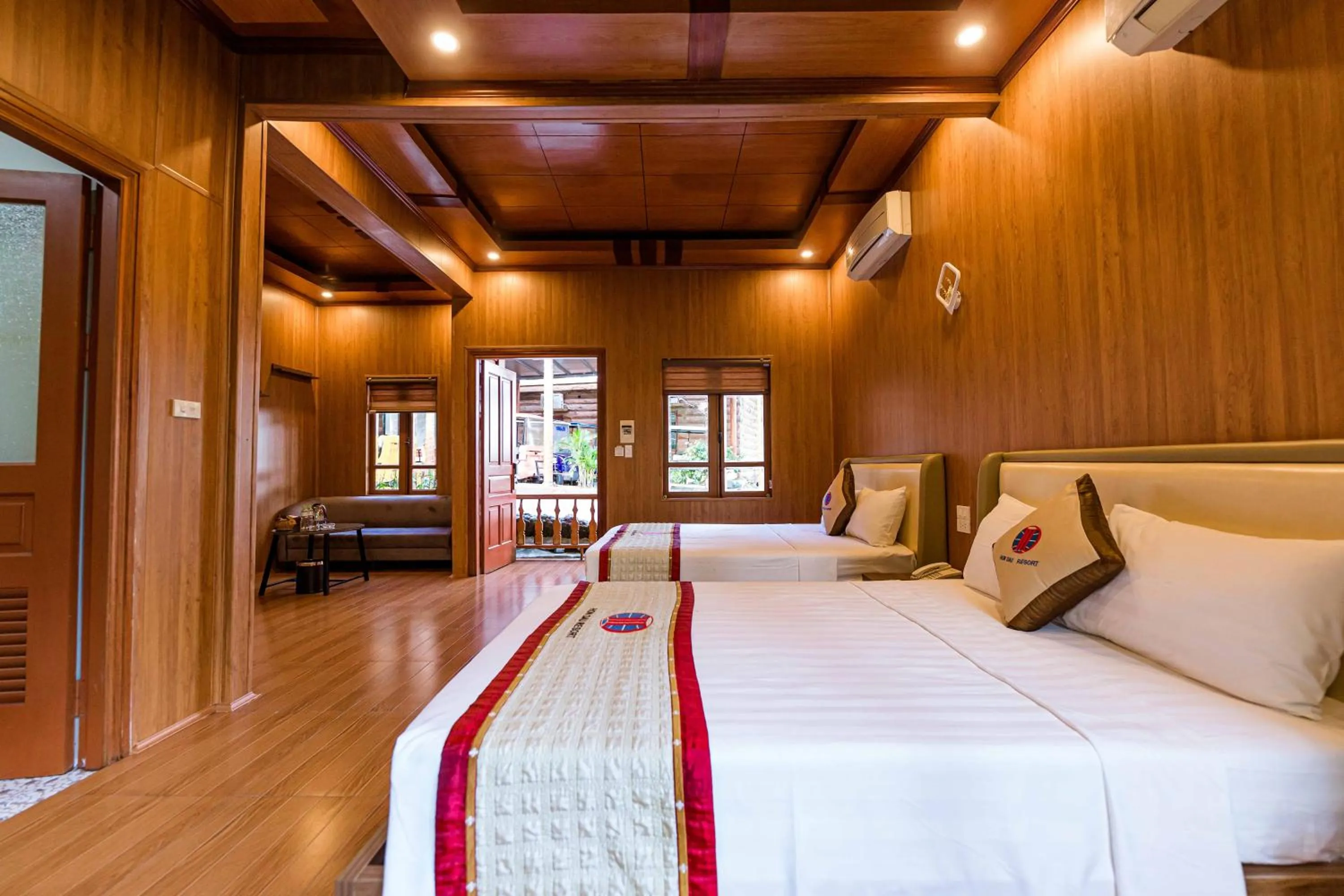 Bed in Hon Dau Resort
