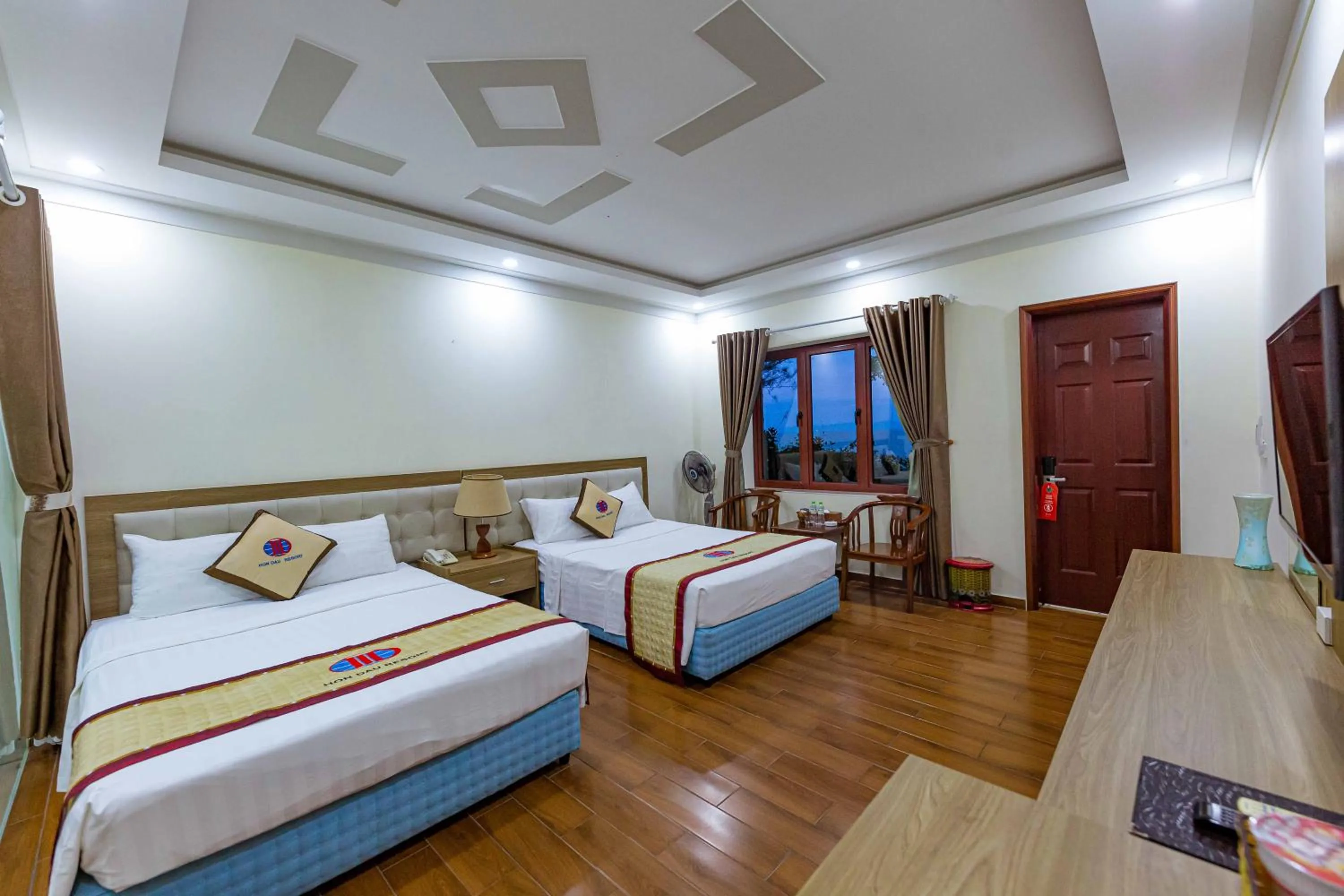 Bed in Hon Dau Resort