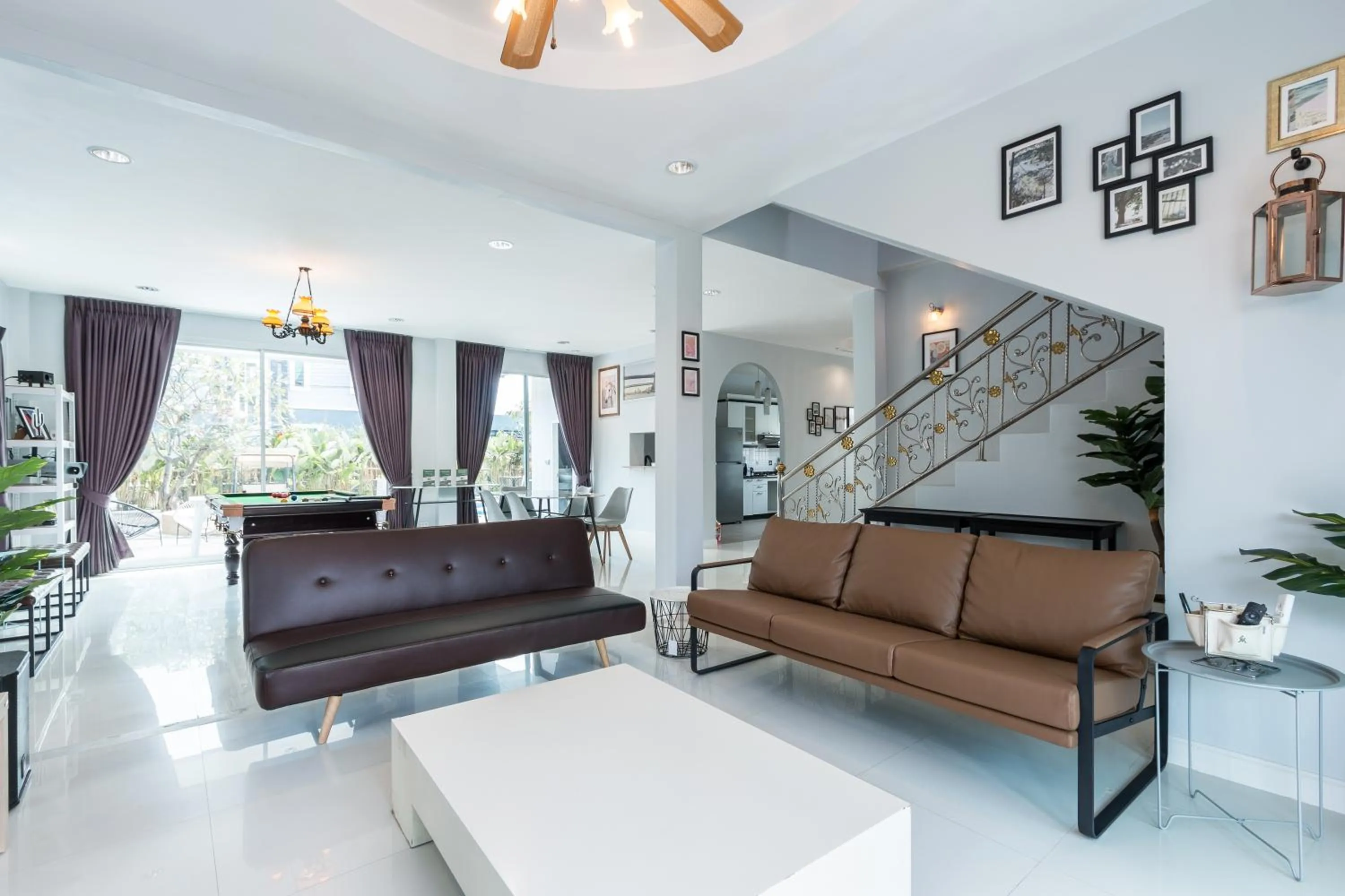 Living room in Baan Kiang Lay Phu View Private Pool Villa in Central Hua Hin