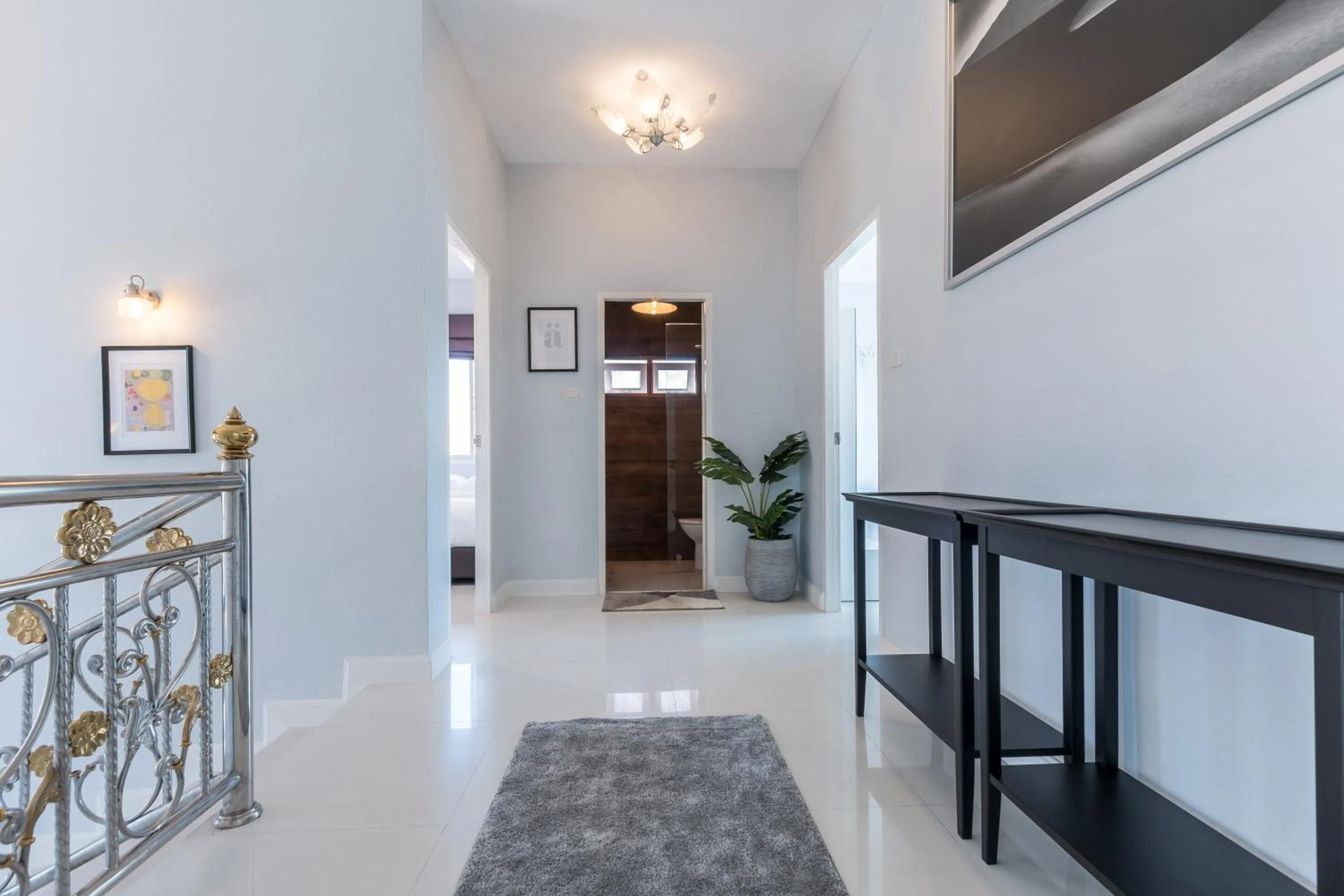 Decorative detail in Baan Kiang Lay Phu View Private Pool Villa in Central Hua Hin