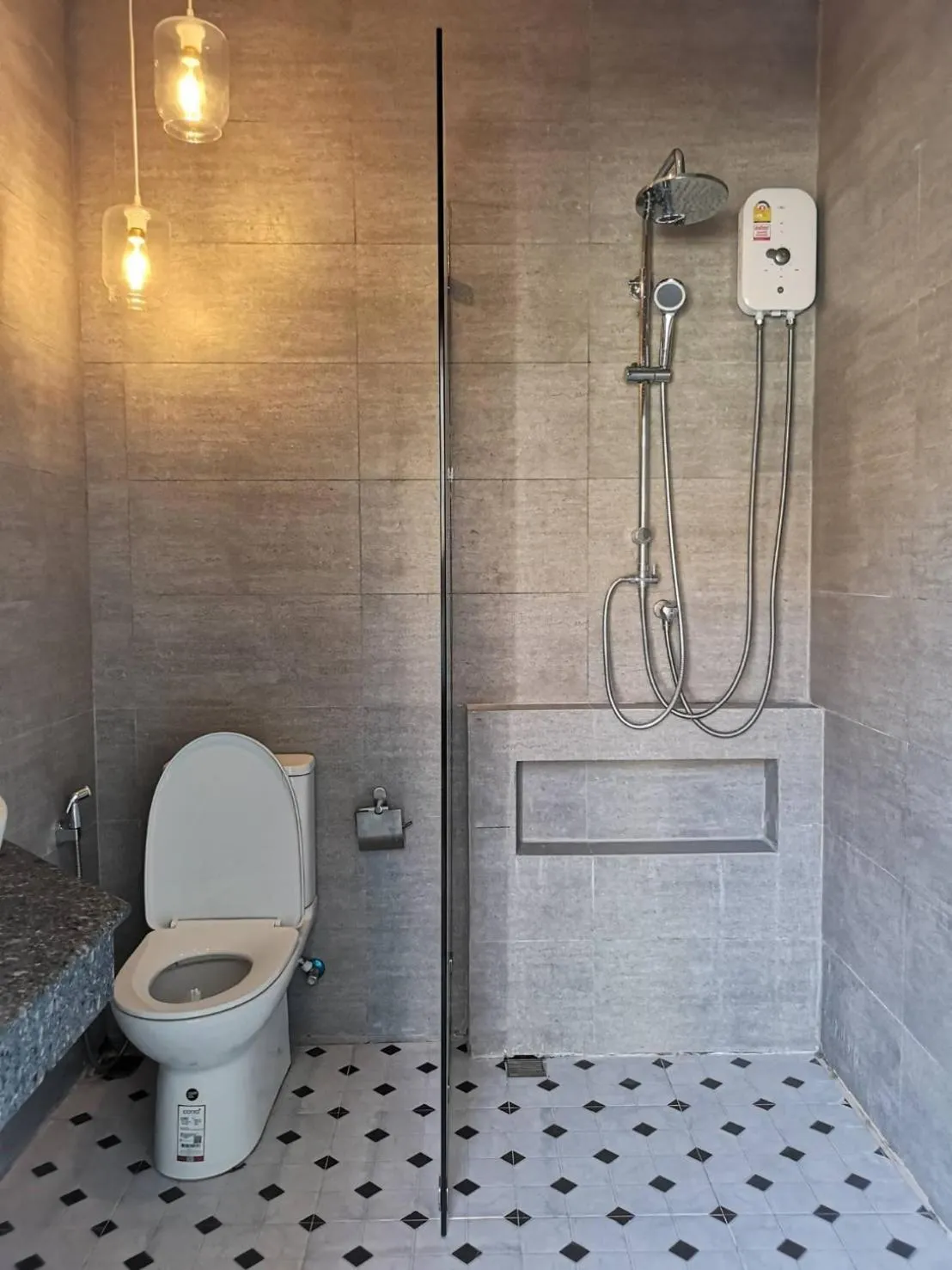 Bathroom in Baan Kiang Lay Phu View Private Pool Villa in Central Hua Hin