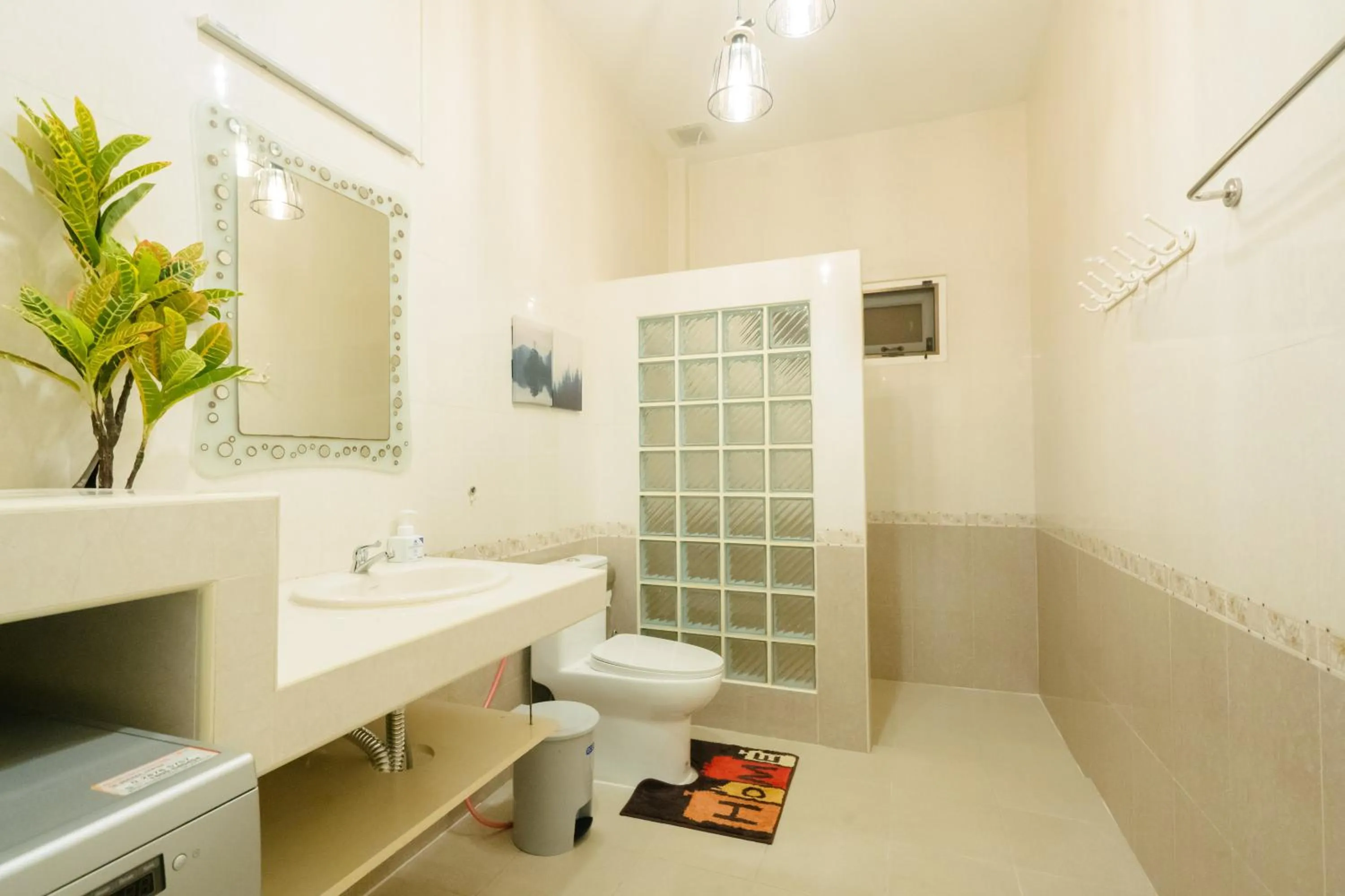 Bathroom in Baan Kiang Lay Phu View Private Pool Villa in Central Hua Hin