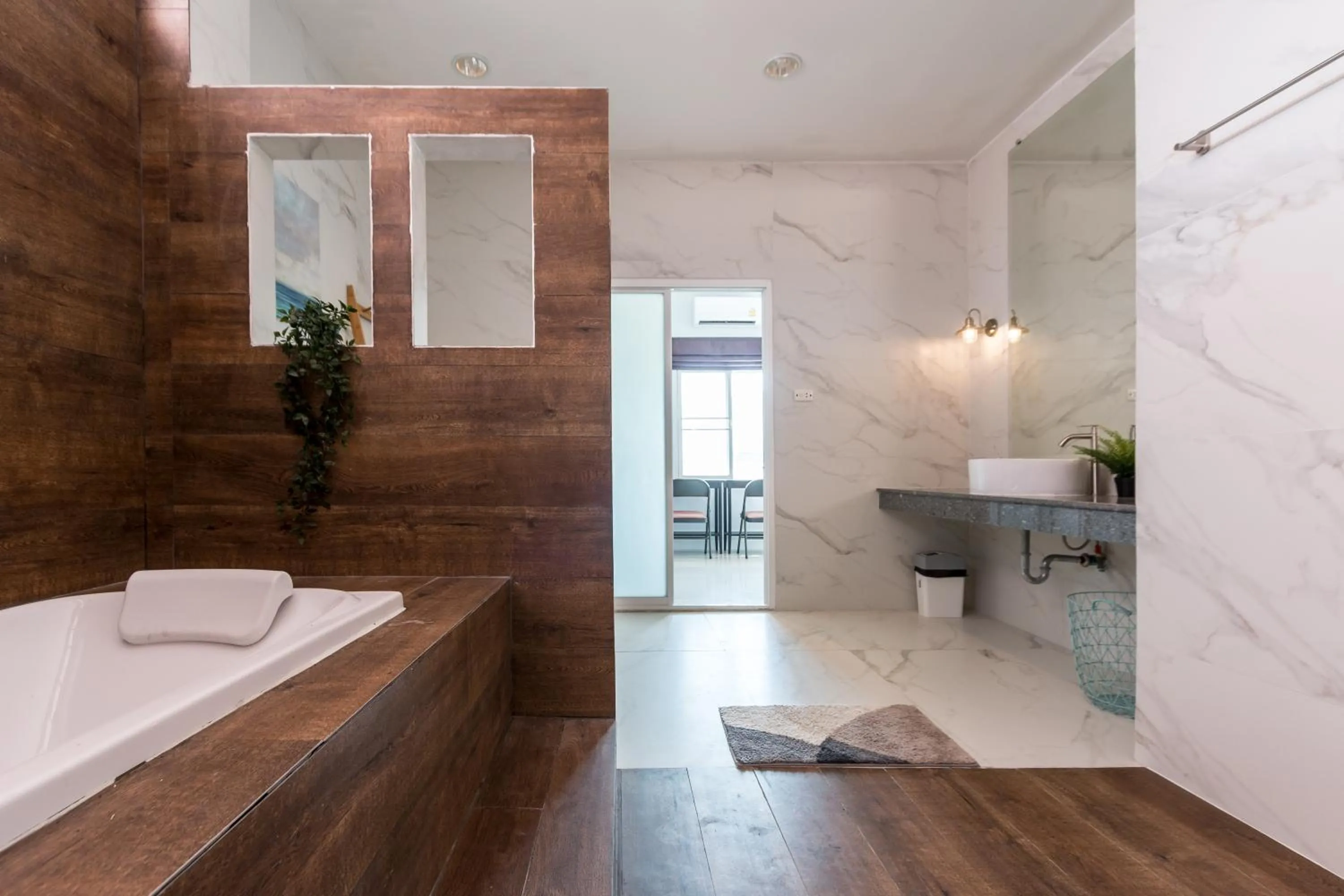 Hot Tub in Baan Kiang Lay Phu View Private Pool Villa in Central Hua Hin