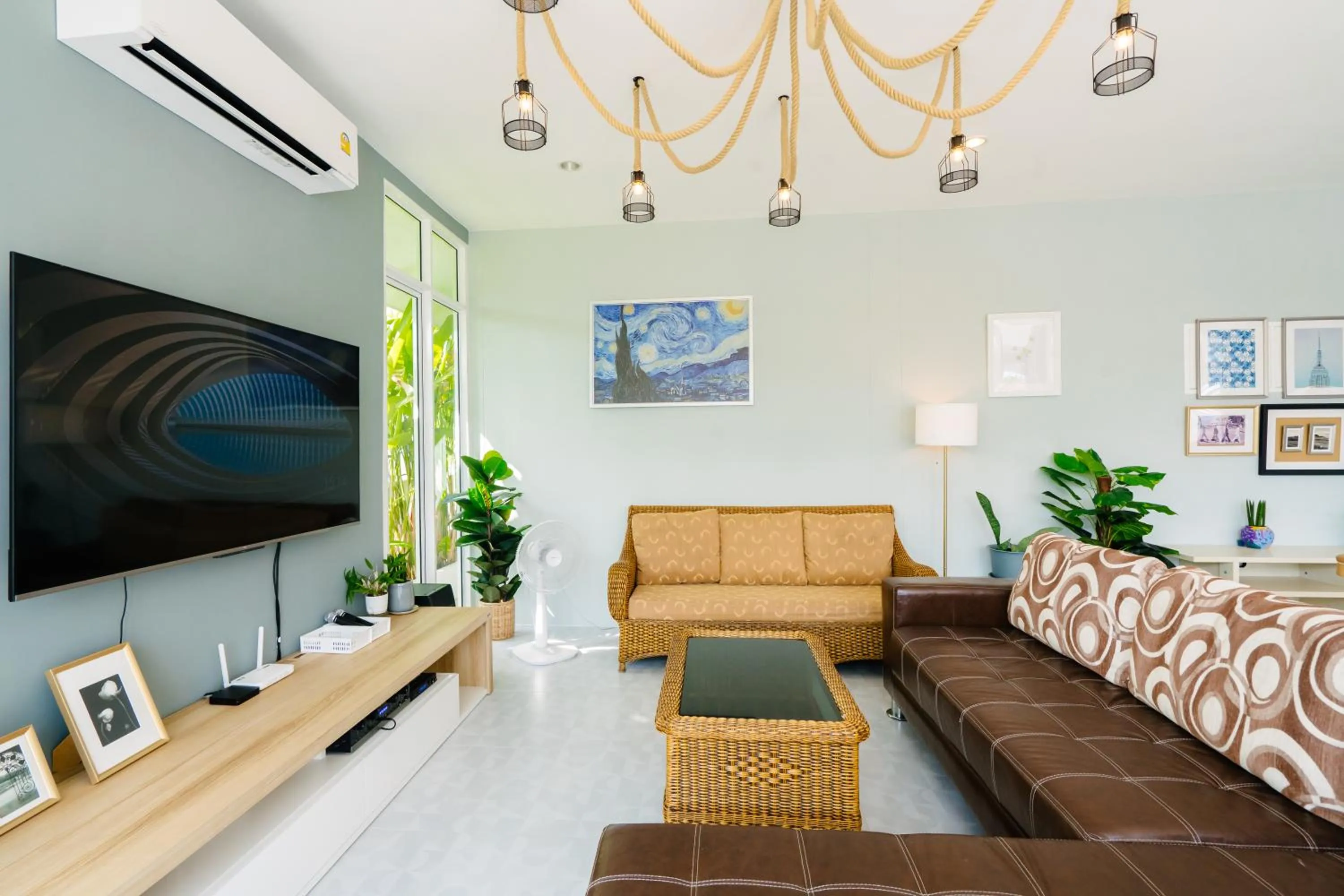 Living room in Baan Kiang Lay Phu View Private Pool Villa in Central Hua Hin