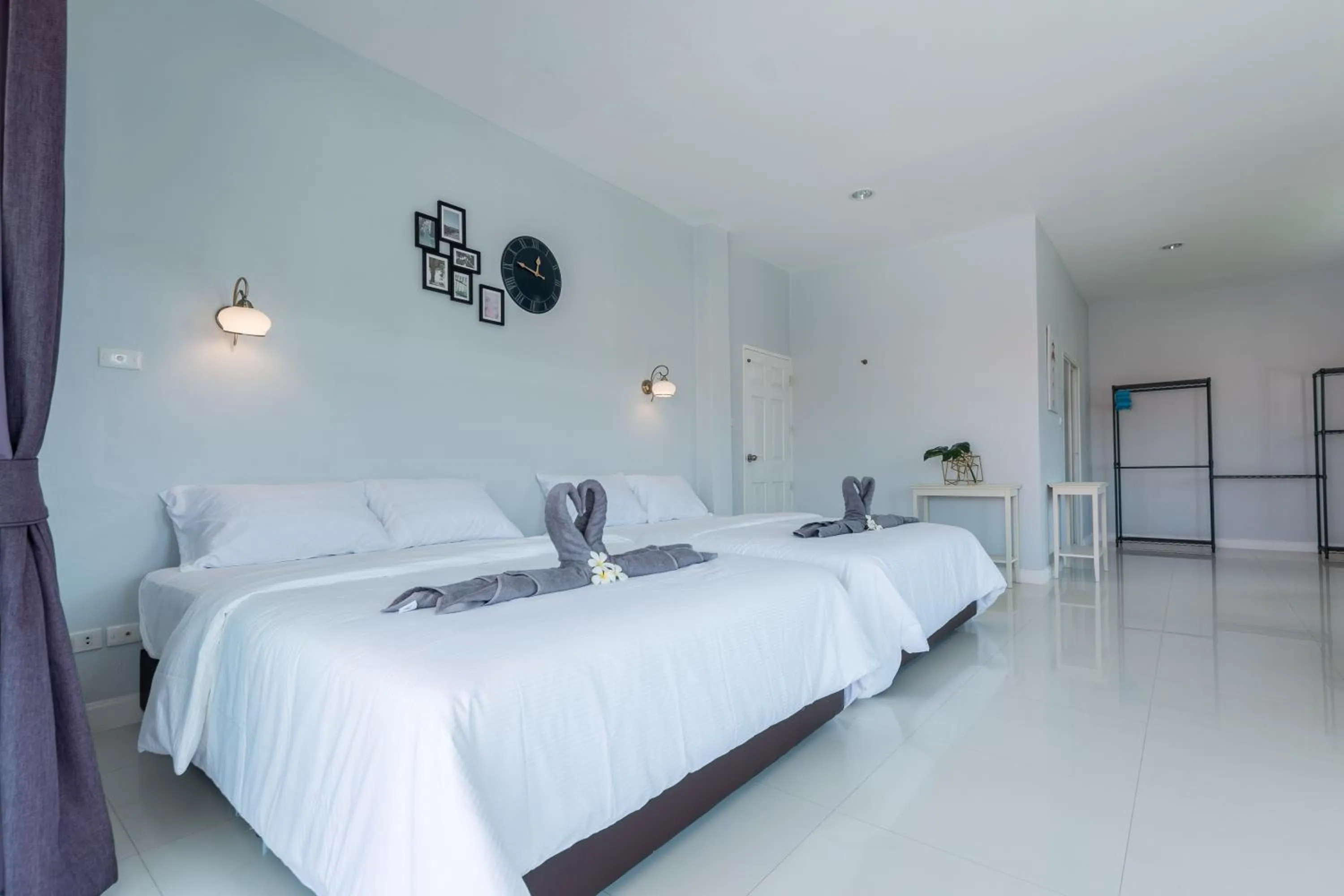 Bed in Baan Kiang Lay Phu View Private Pool Villa in Central Hua Hin