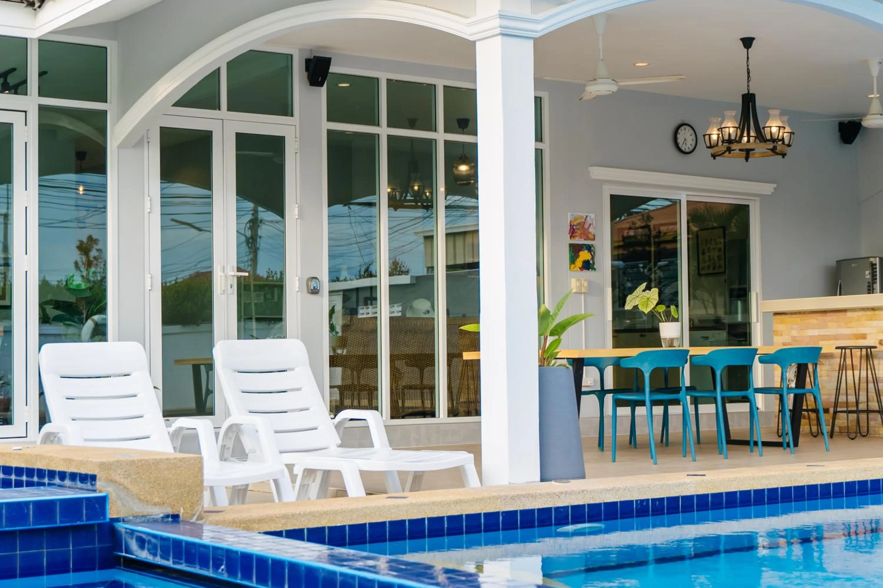 Swimming pool in Baan Kiang Lay Phu View Private Pool Villa in Central Hua Hin