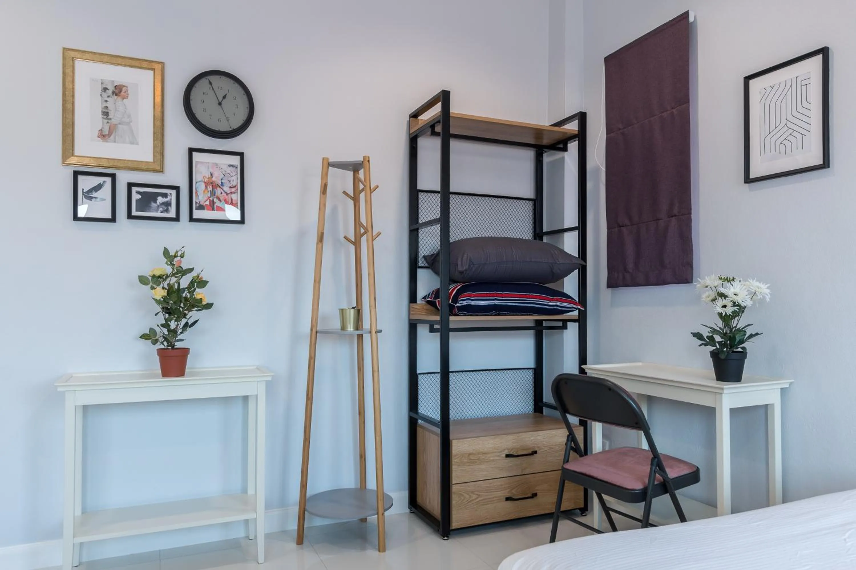 Decorative detail, Bed in Baan Kiang Lay Phu View Private Pool Villa in Central Hua Hin