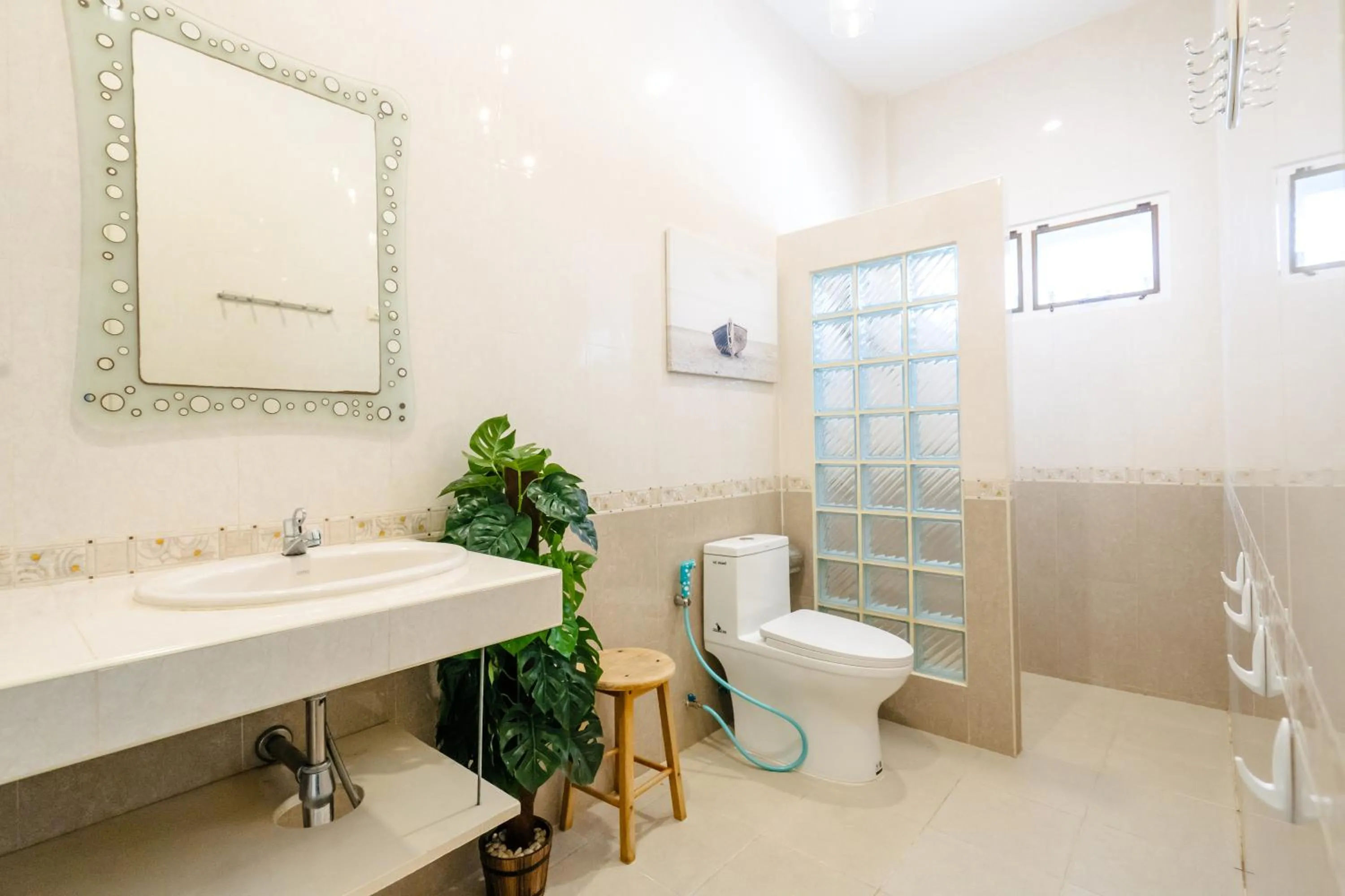 Bathroom in Baan Kiang Lay Phu View Private Pool Villa in Central Hua Hin