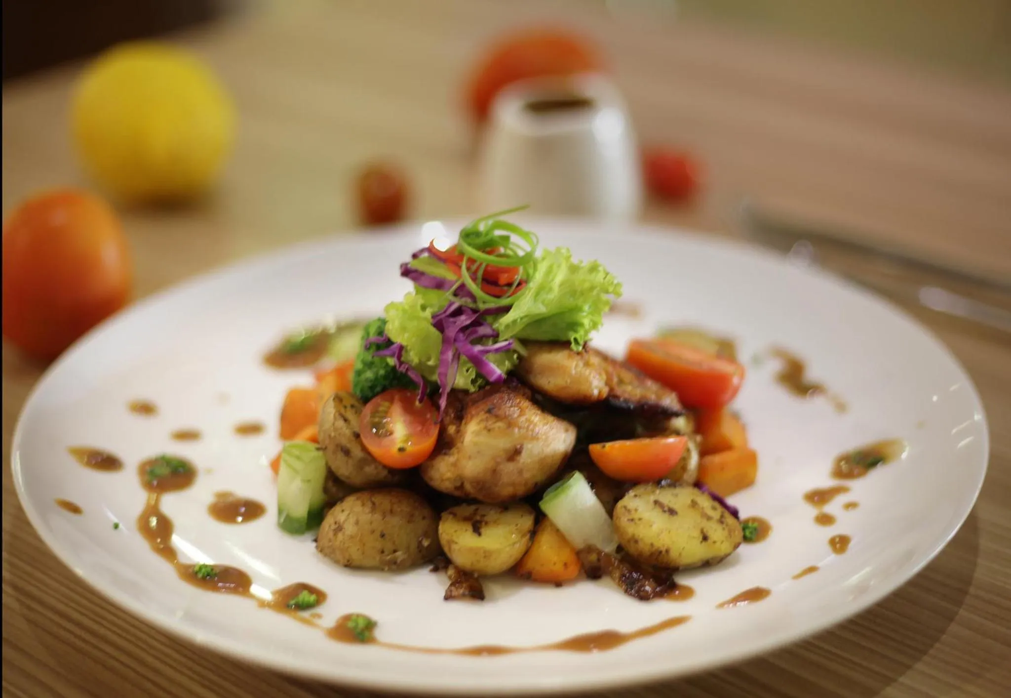 Food close-up, Food in Top Malioboro Hotel Jogja