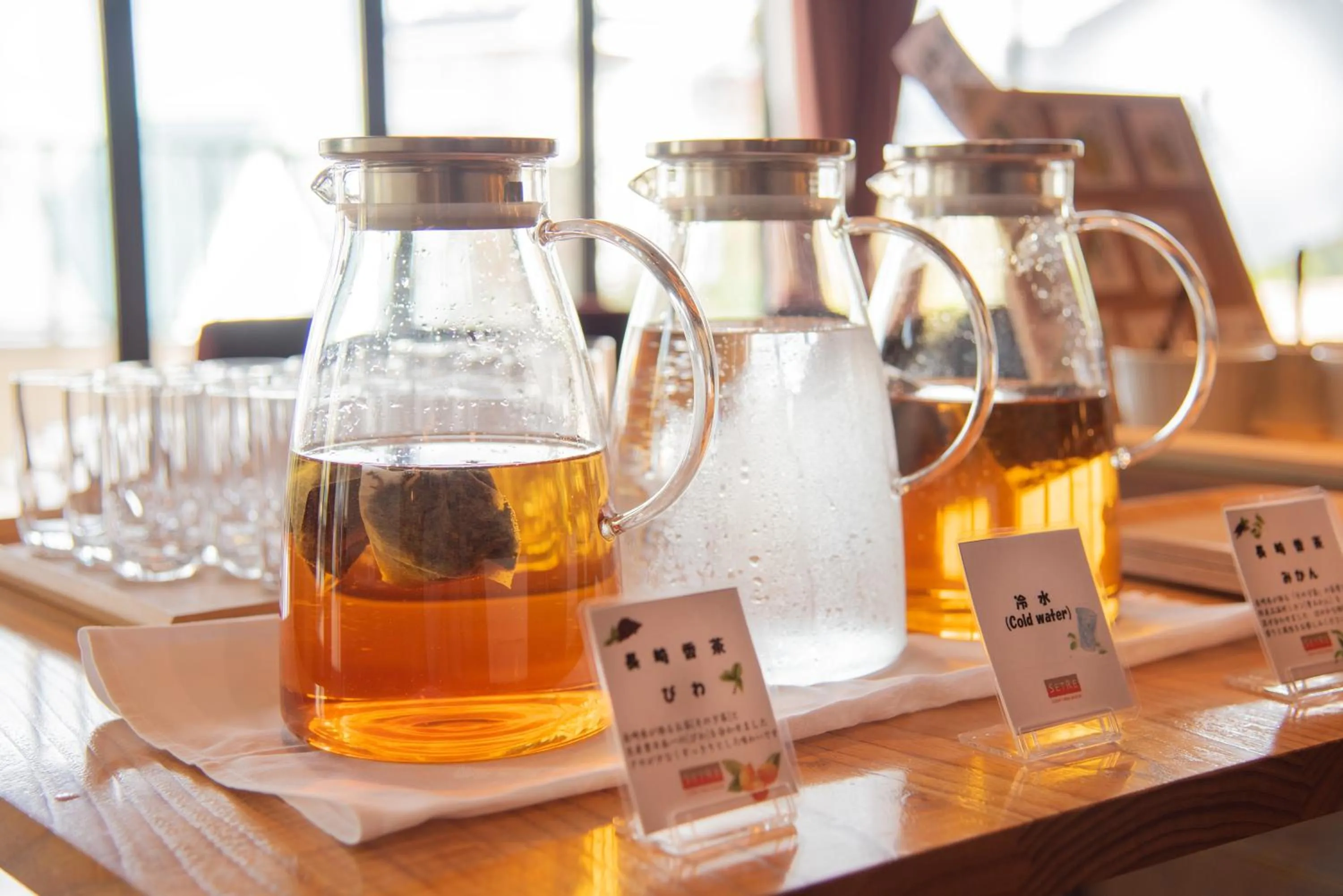 Food and drinks in Setre Glover's House Nagasaki