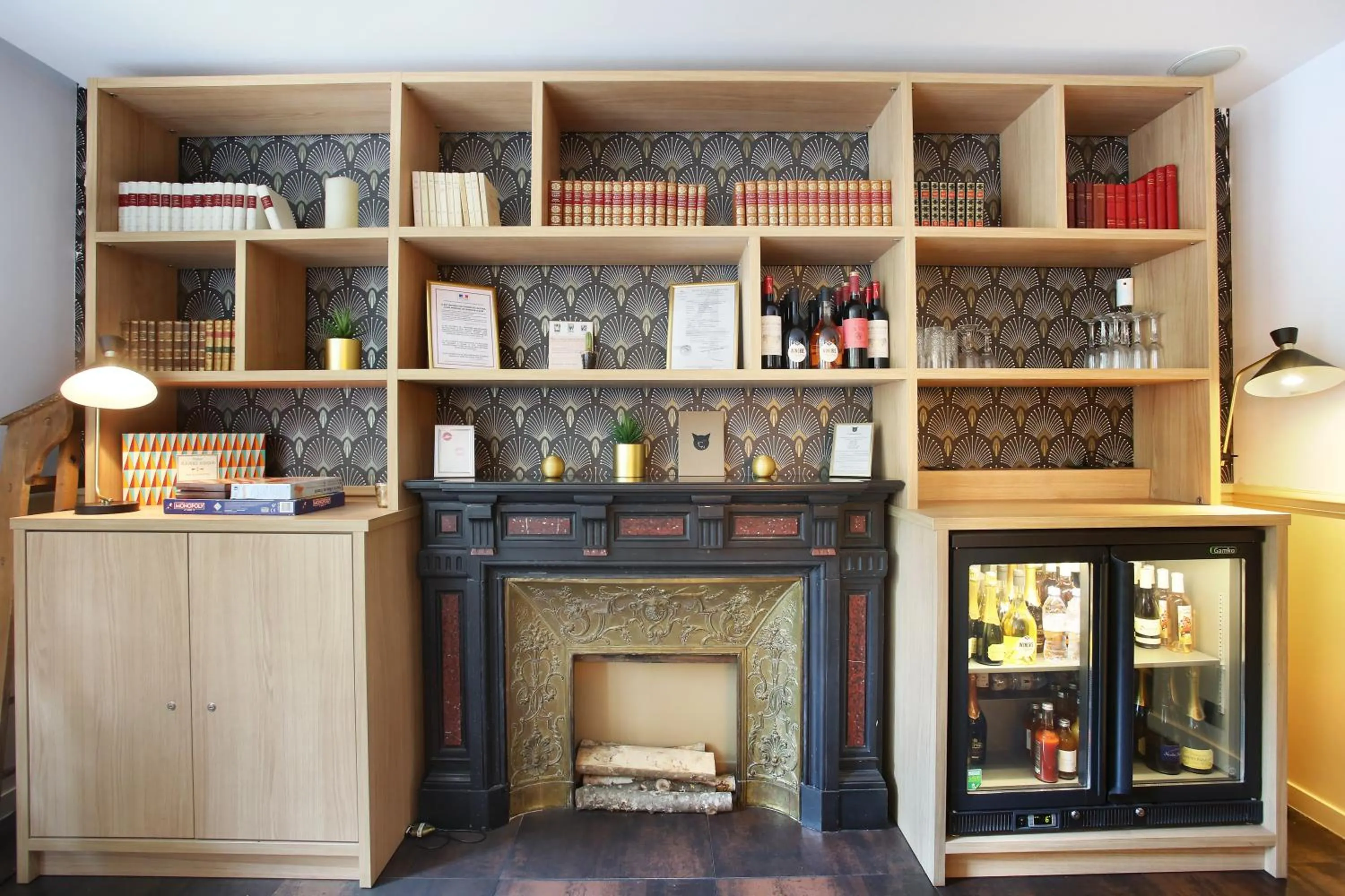 Lobby or reception in Hotel Le Chat Noir