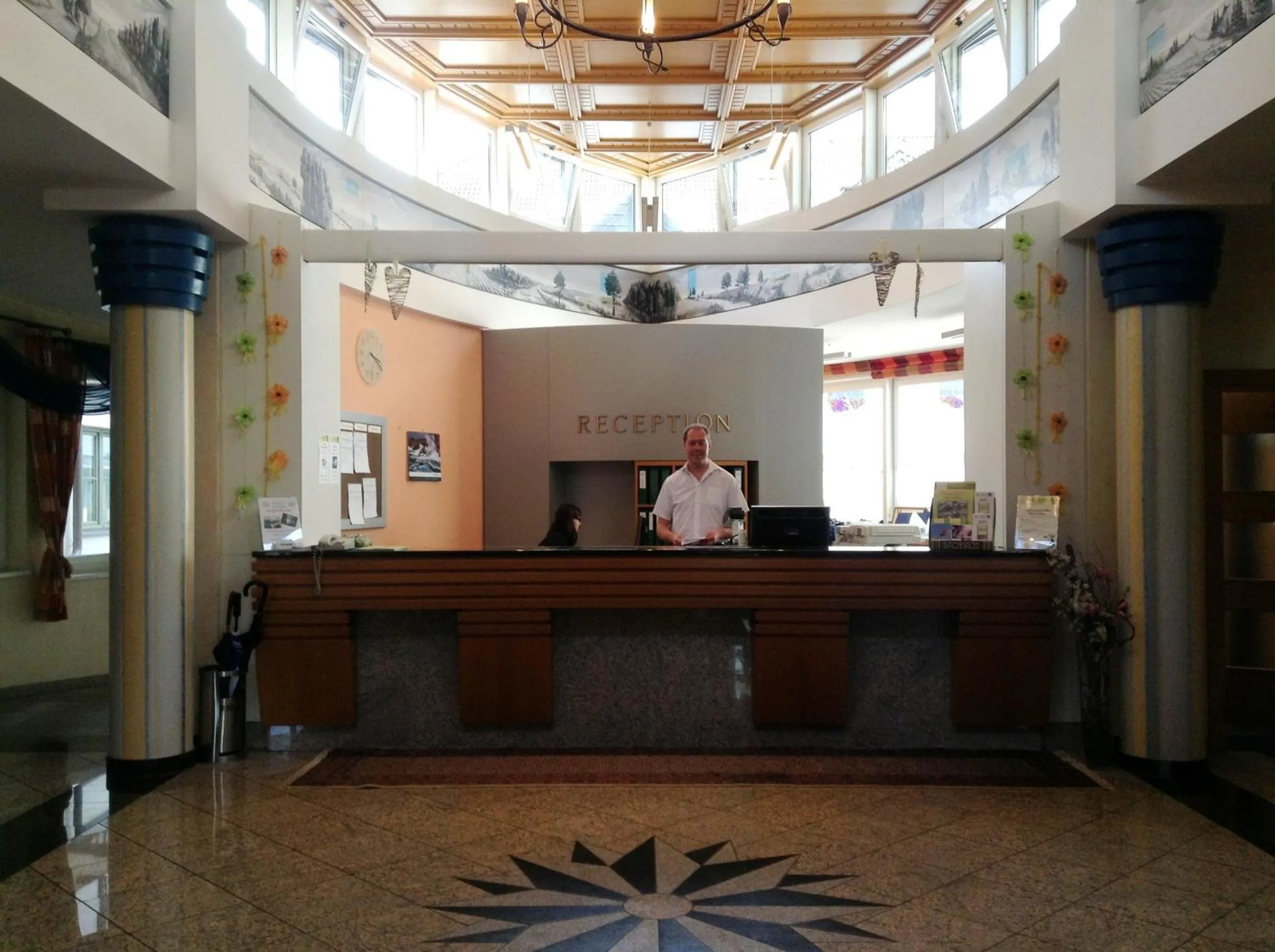 Lobby or reception in 1A Landhotel Schicklberg