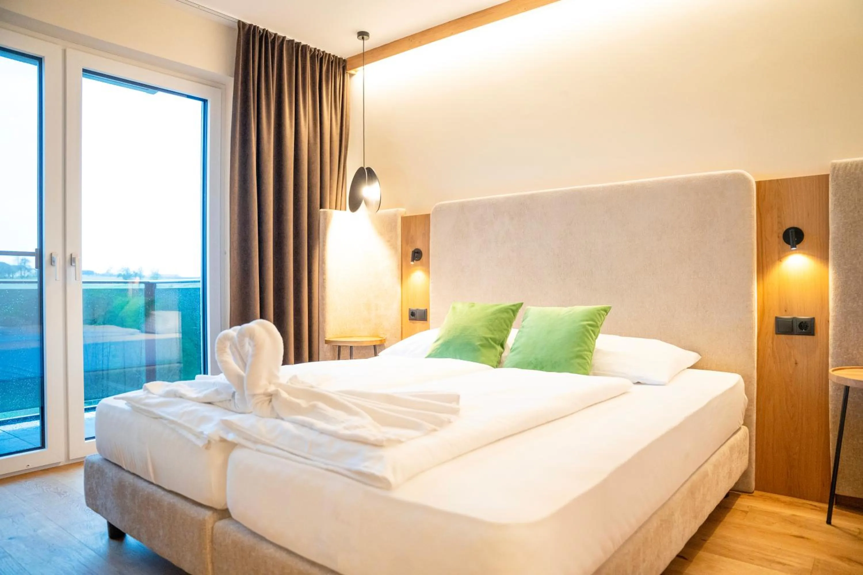 Bedroom, Bed in 1A Landhotel Schicklberg