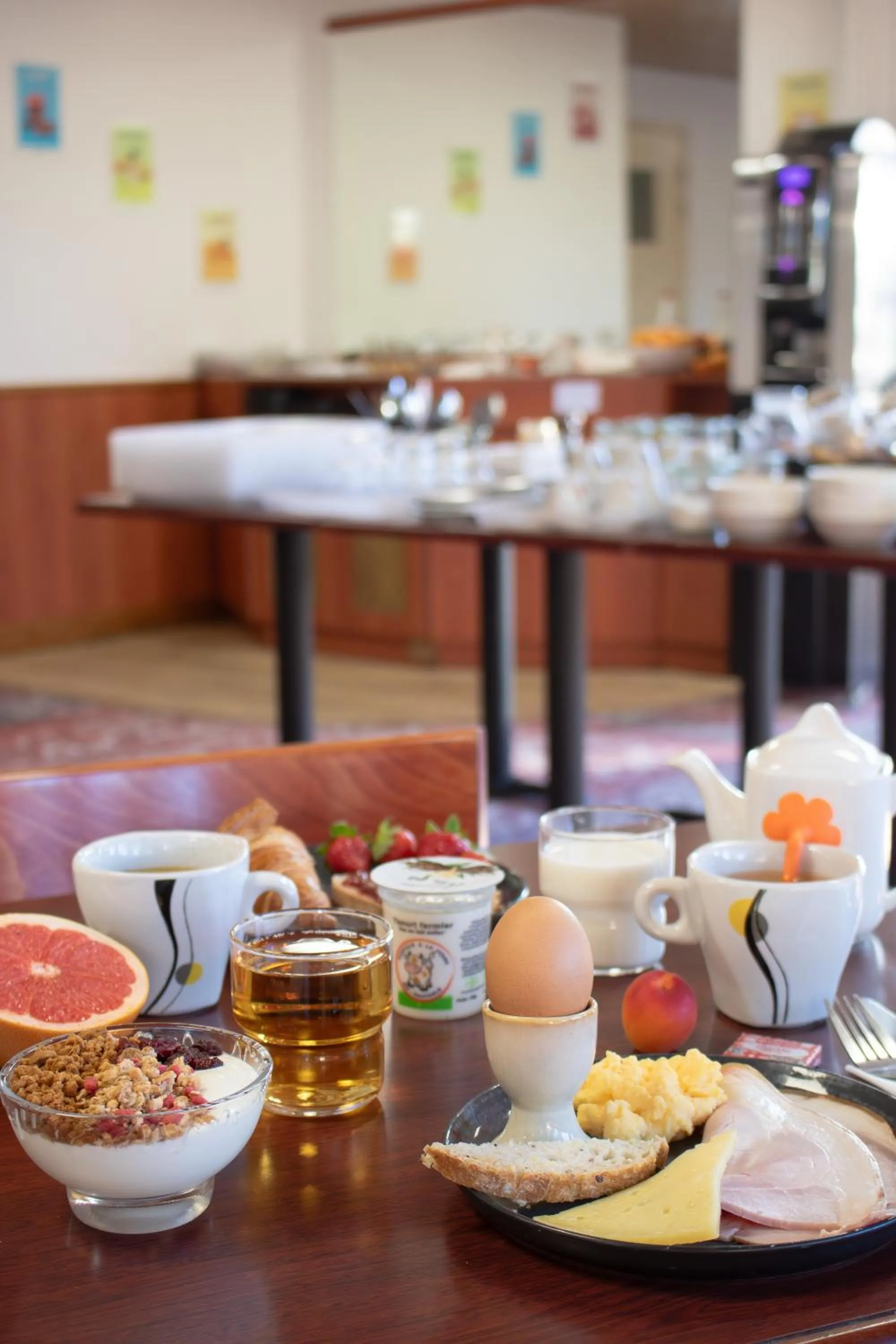 Buffet breakfast in Brit Hotel Agen - L'Aquitaine