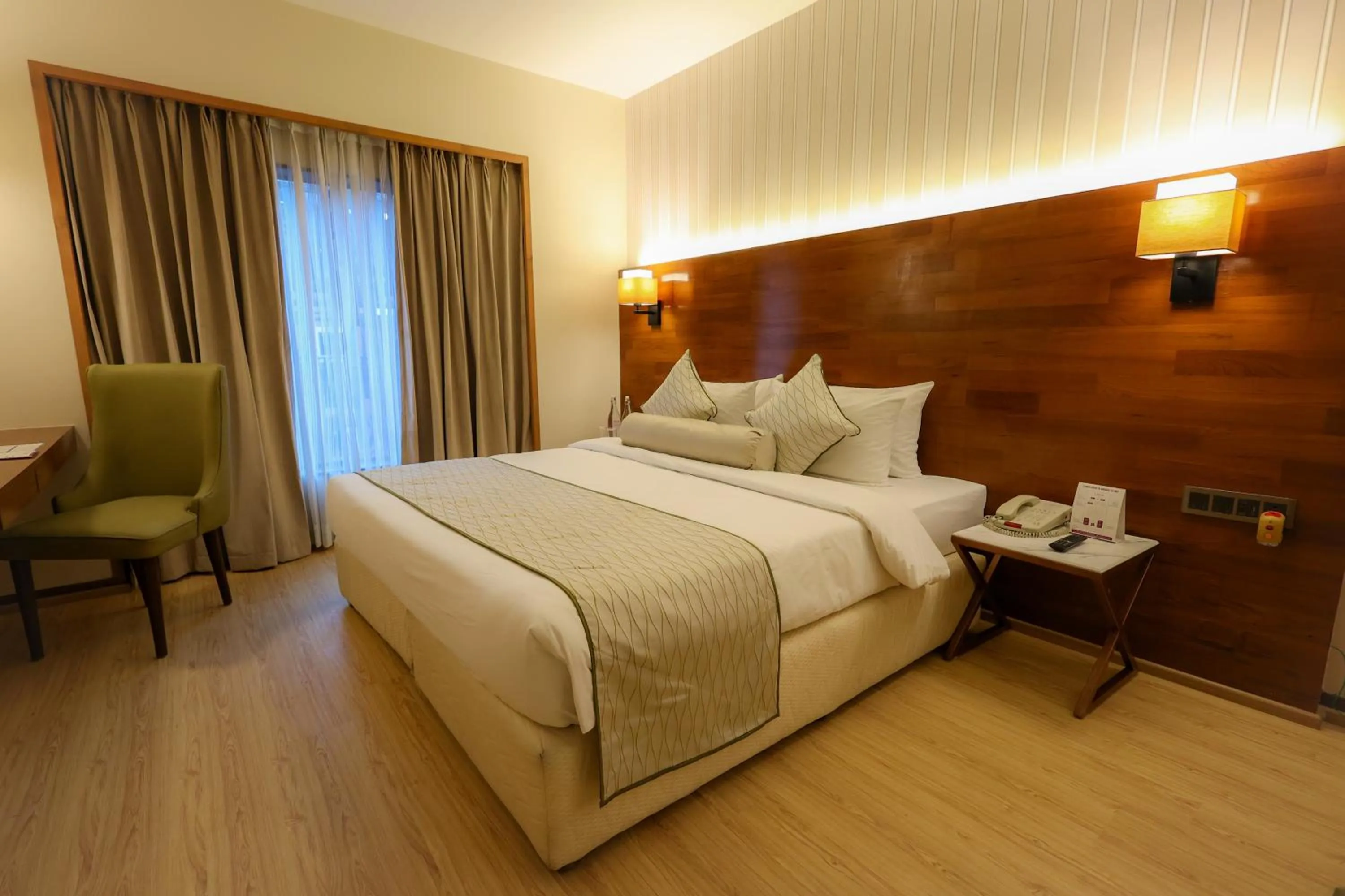 Bed in The Orchid Hotel Hinjewadi Pune
