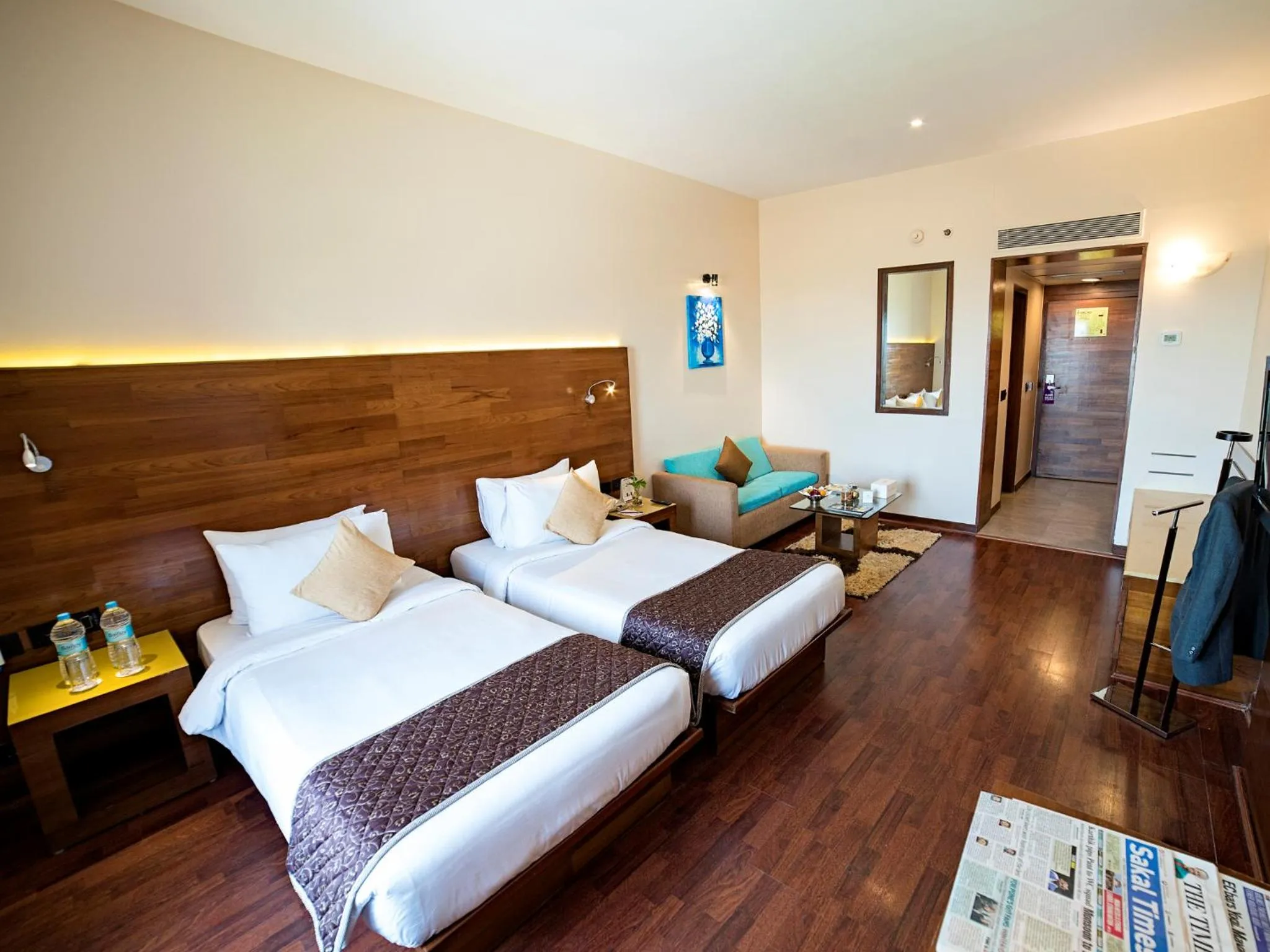 Bed in The Orchid Hotel Hinjewadi Pune