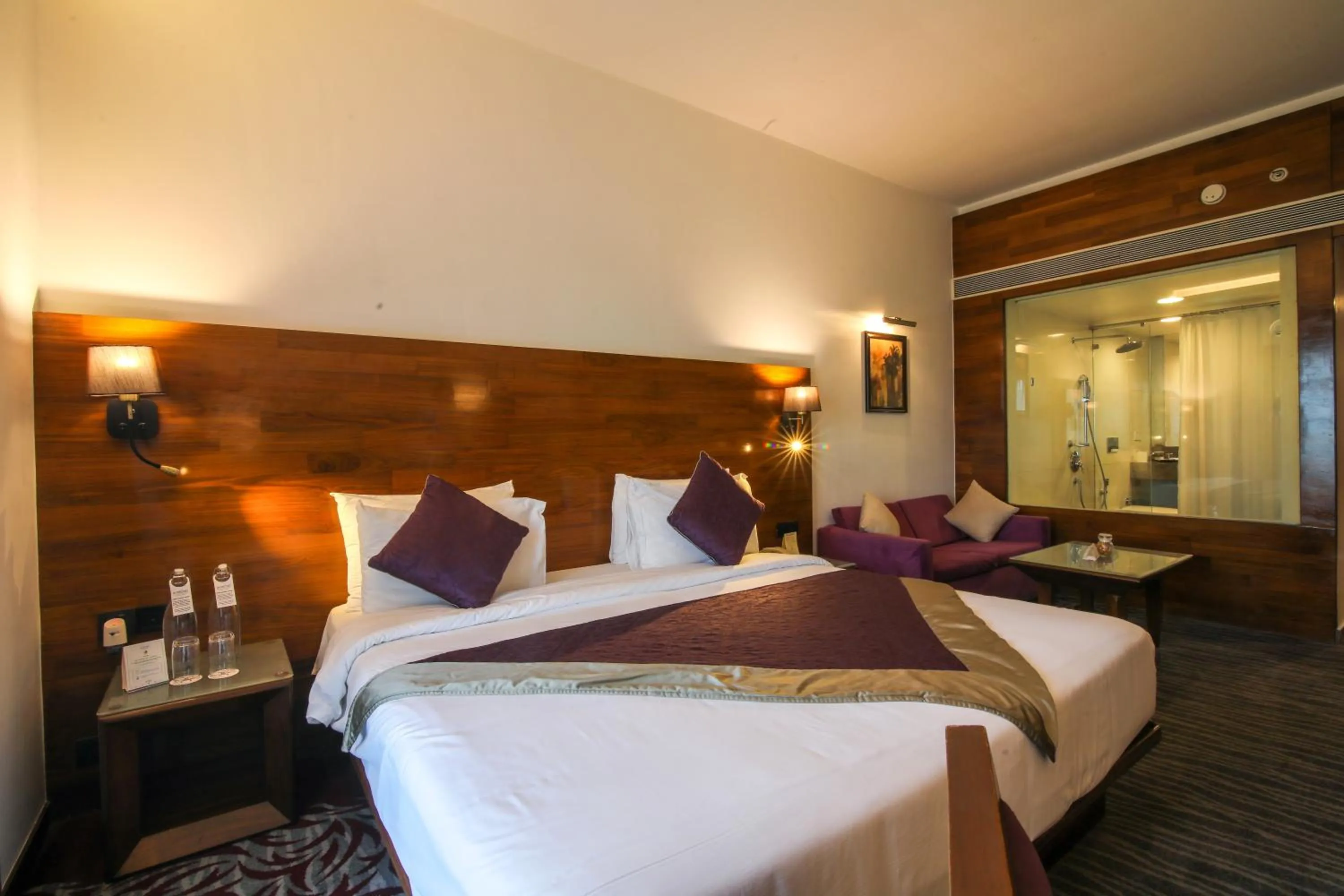 Bed in The Orchid Hotel Hinjewadi Pune