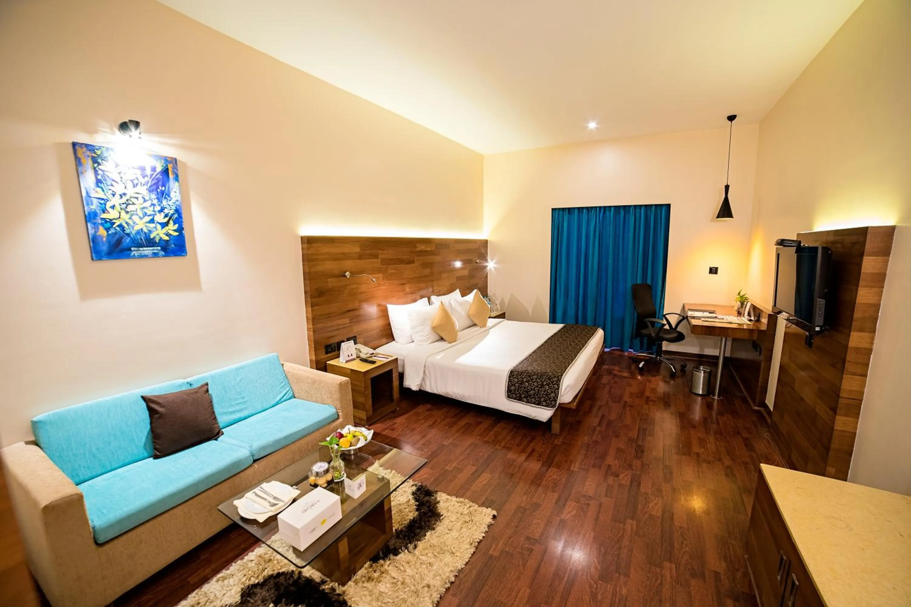 Coffee/tea facilities, Bed in The Orchid Hotel Hinjewadi Pune