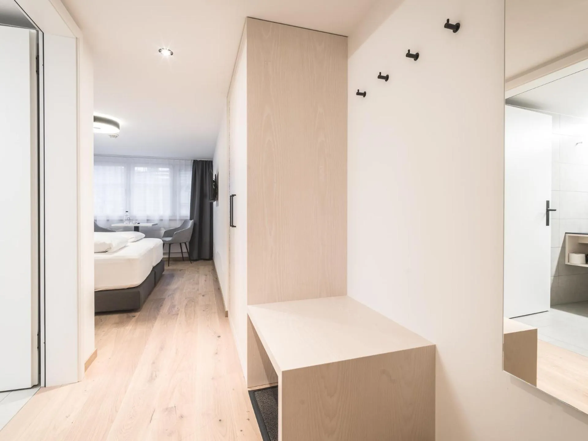 Photo of the whole room, Bed in Traube Restaurant & Hotel