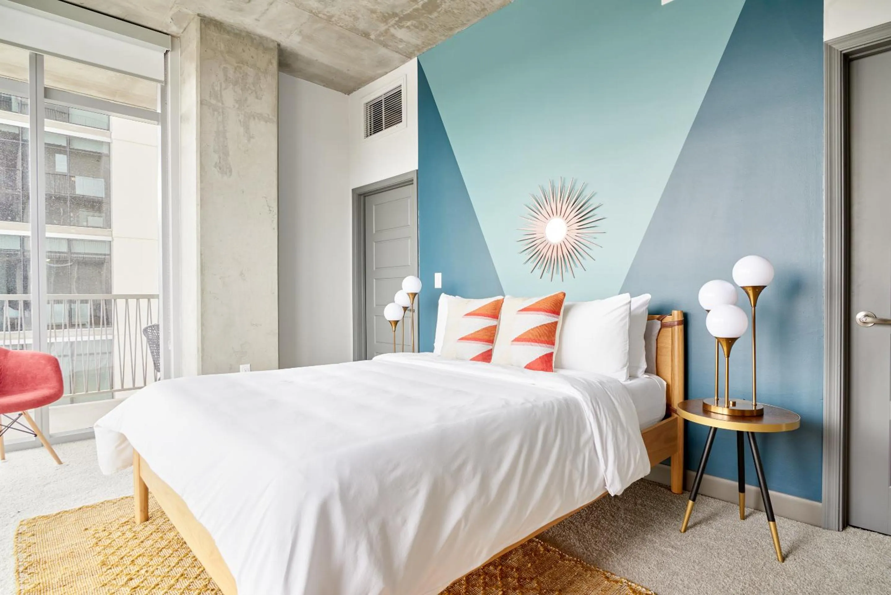 Living room in Sonder at McKinley