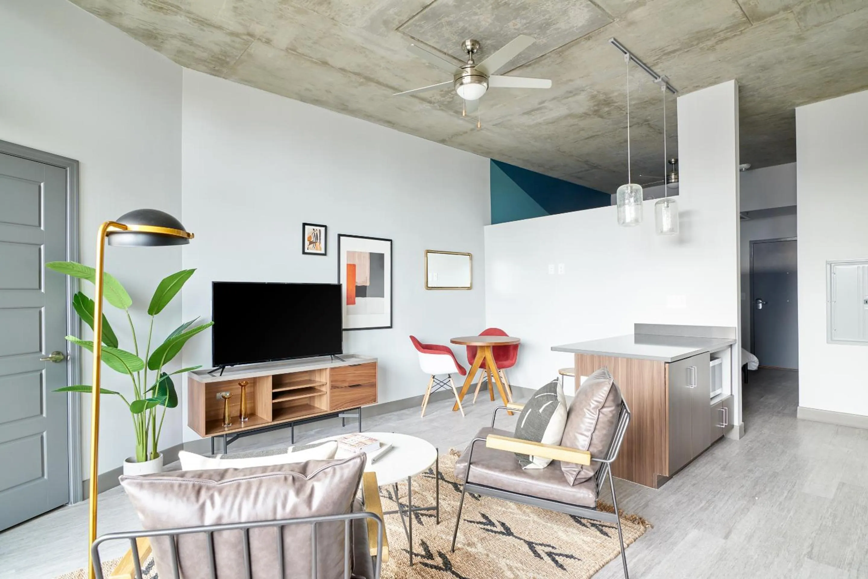 Living room in Sonder at McKinley