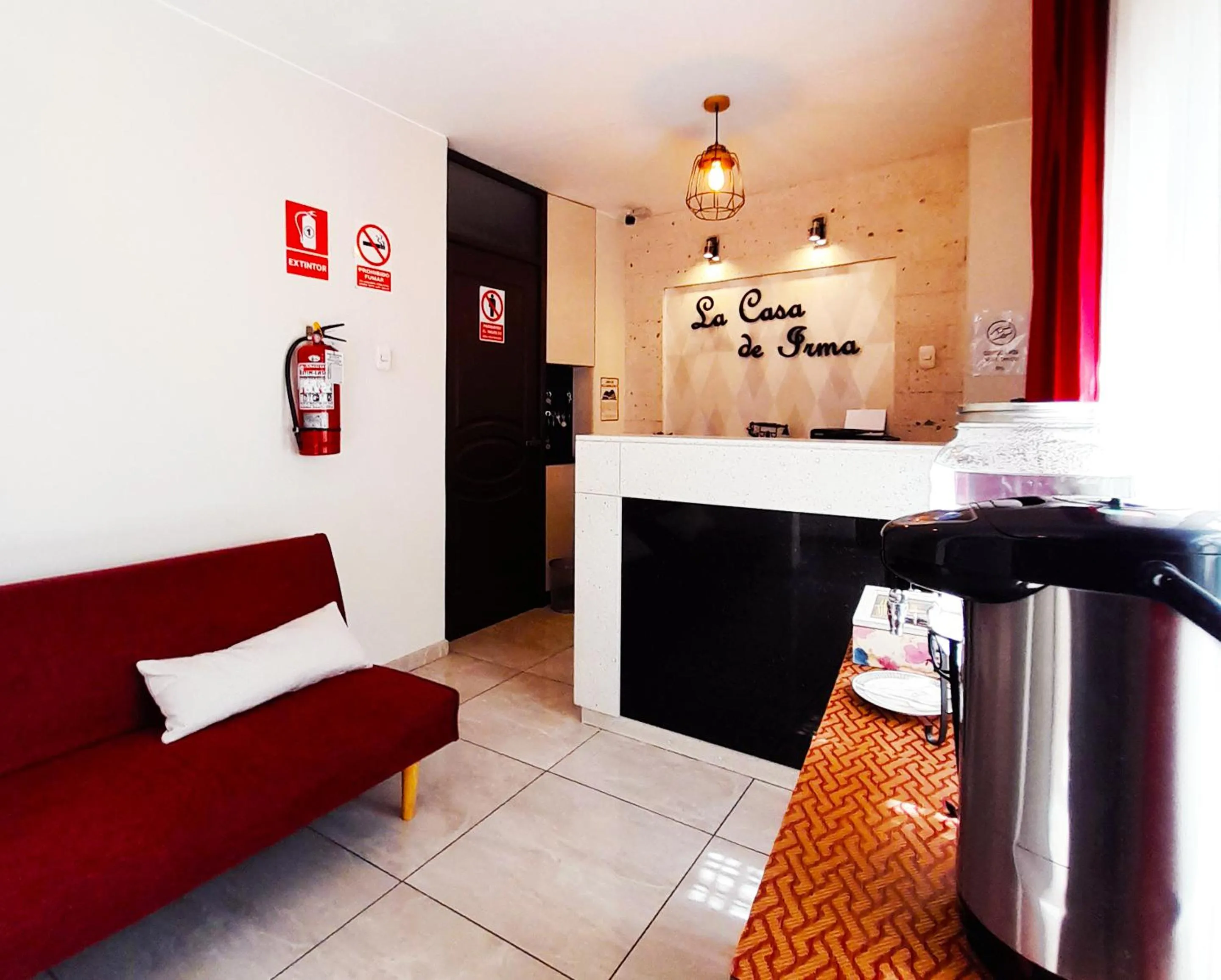 Lobby or reception in Hotel La Casa de Irma