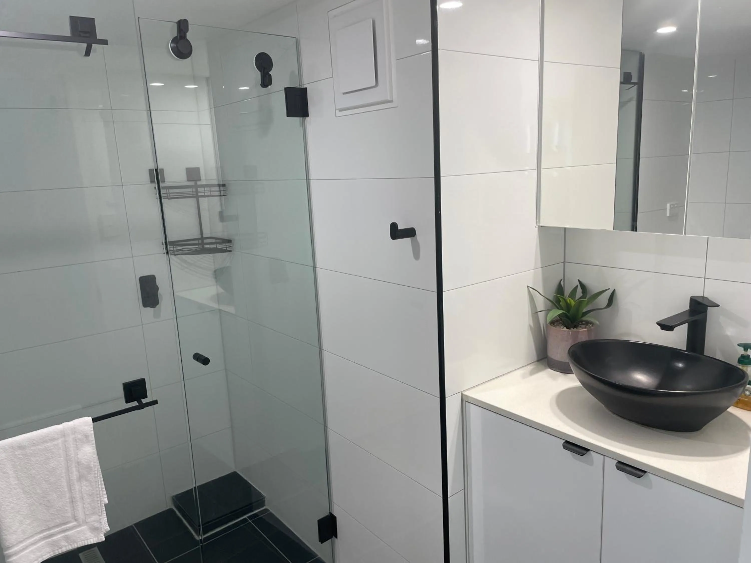 Shower in Beachfront Towers