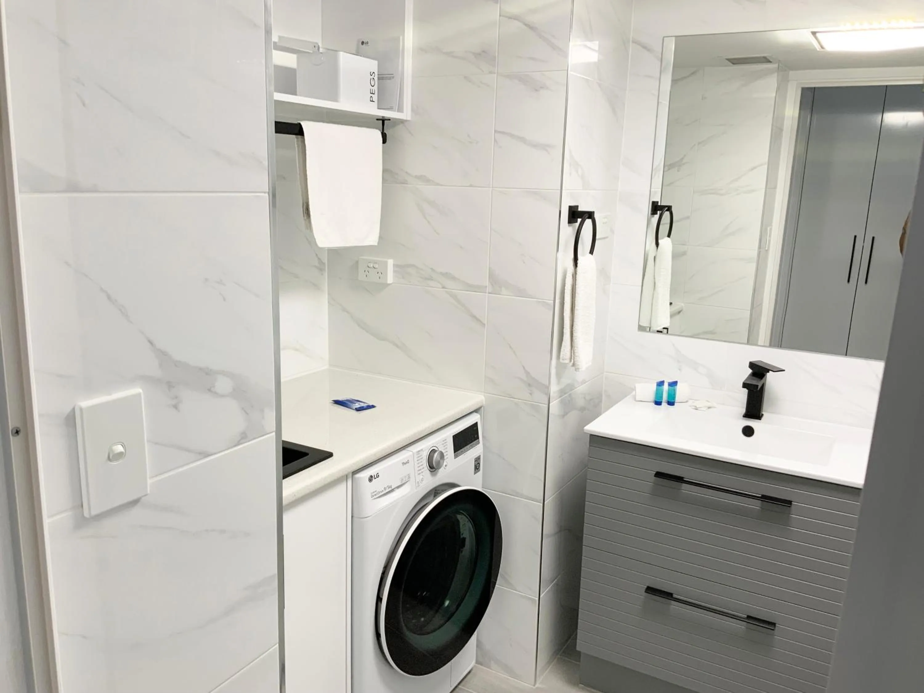 Bathroom in Beachfront Towers
