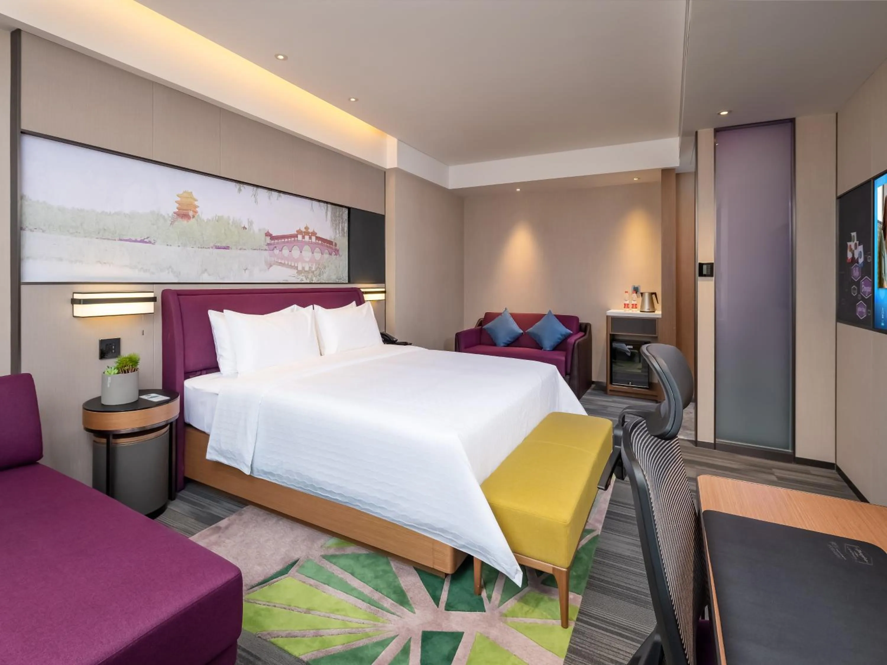 Bed in Hampton by Hilton Qinhuangdao Jinmeng Bay
