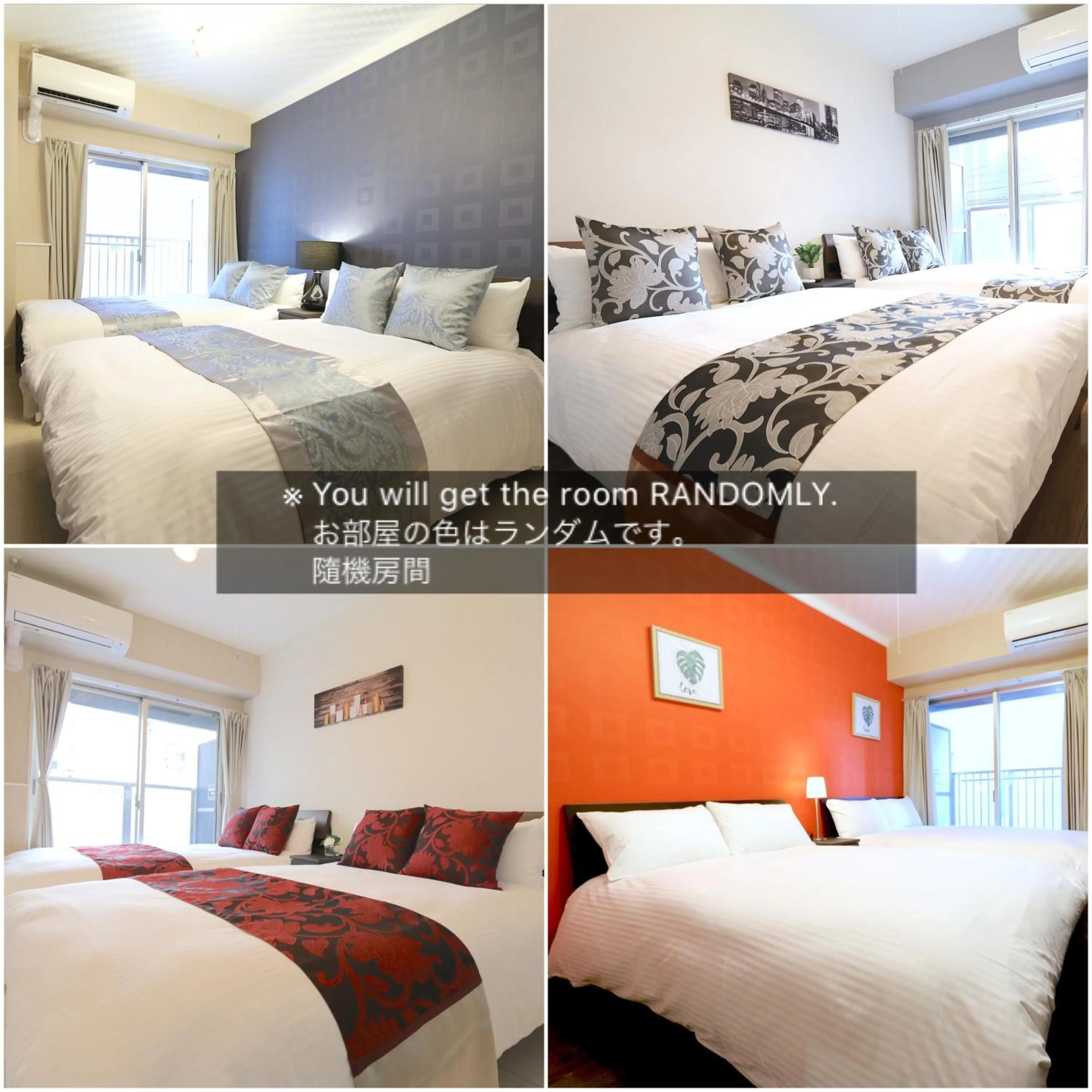 Bed in Elizabeth Garden Shinsaibashi