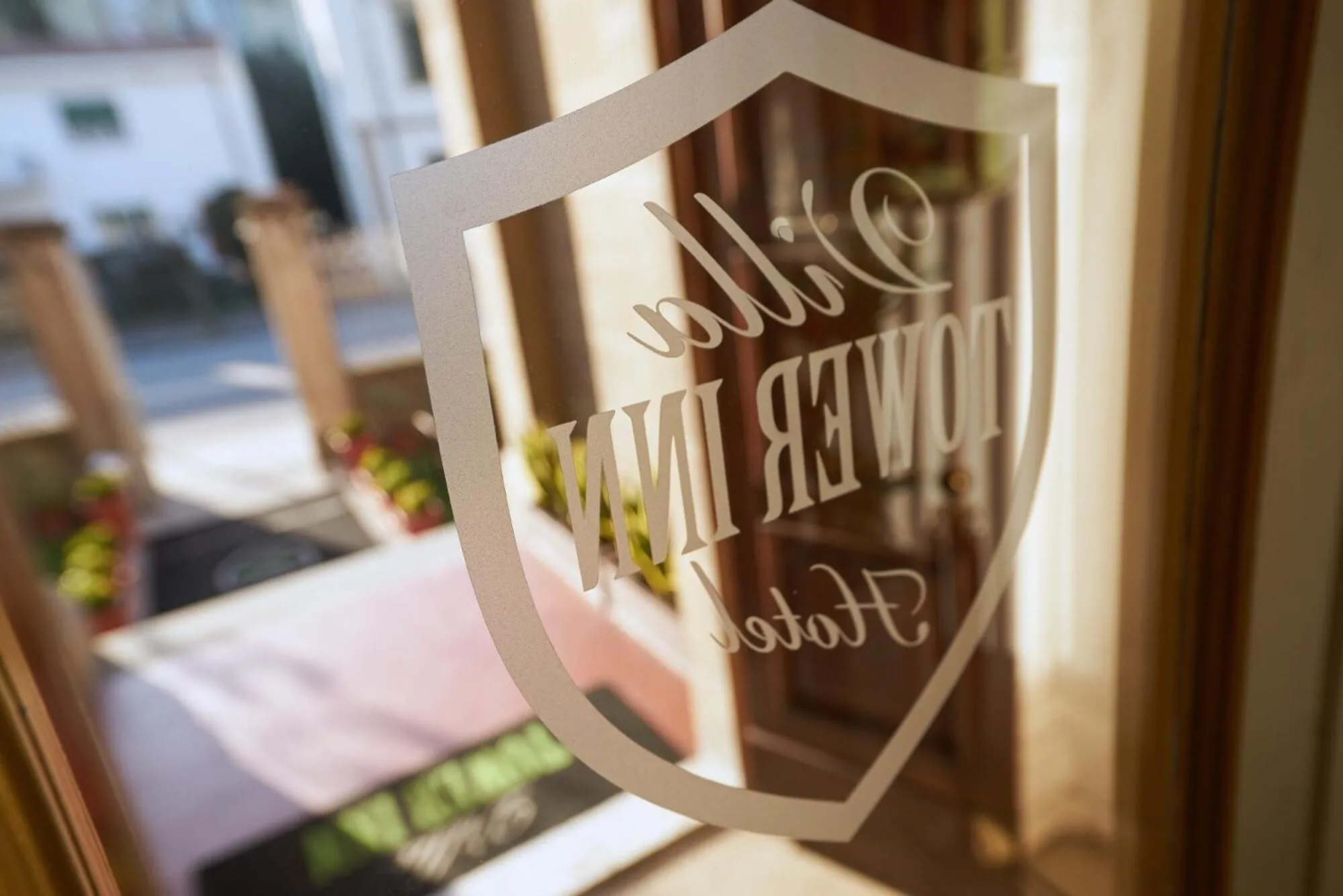 Property logo or sign, Bed in Villa Tower Inn