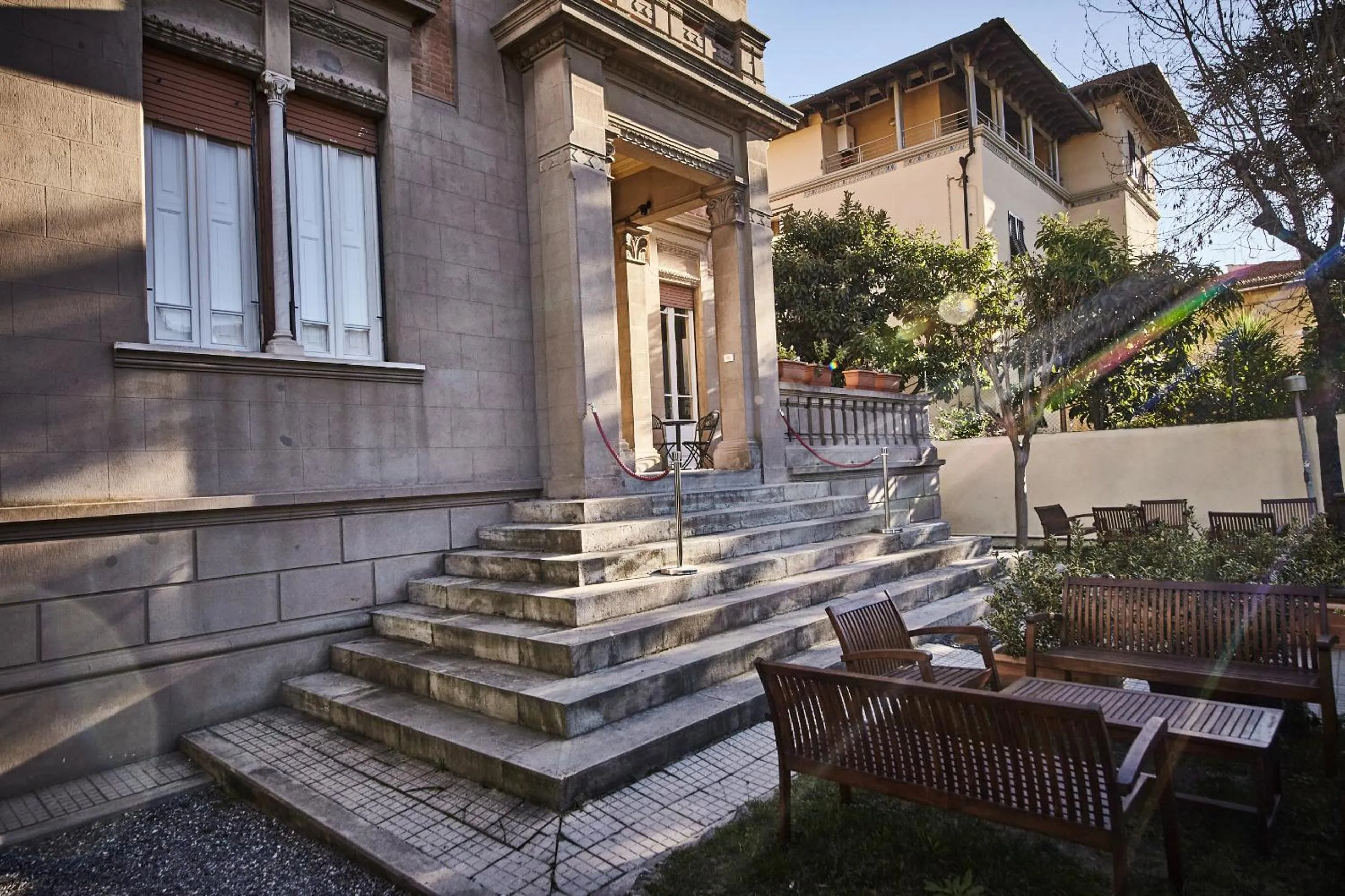 Patio in Villa Tower Inn