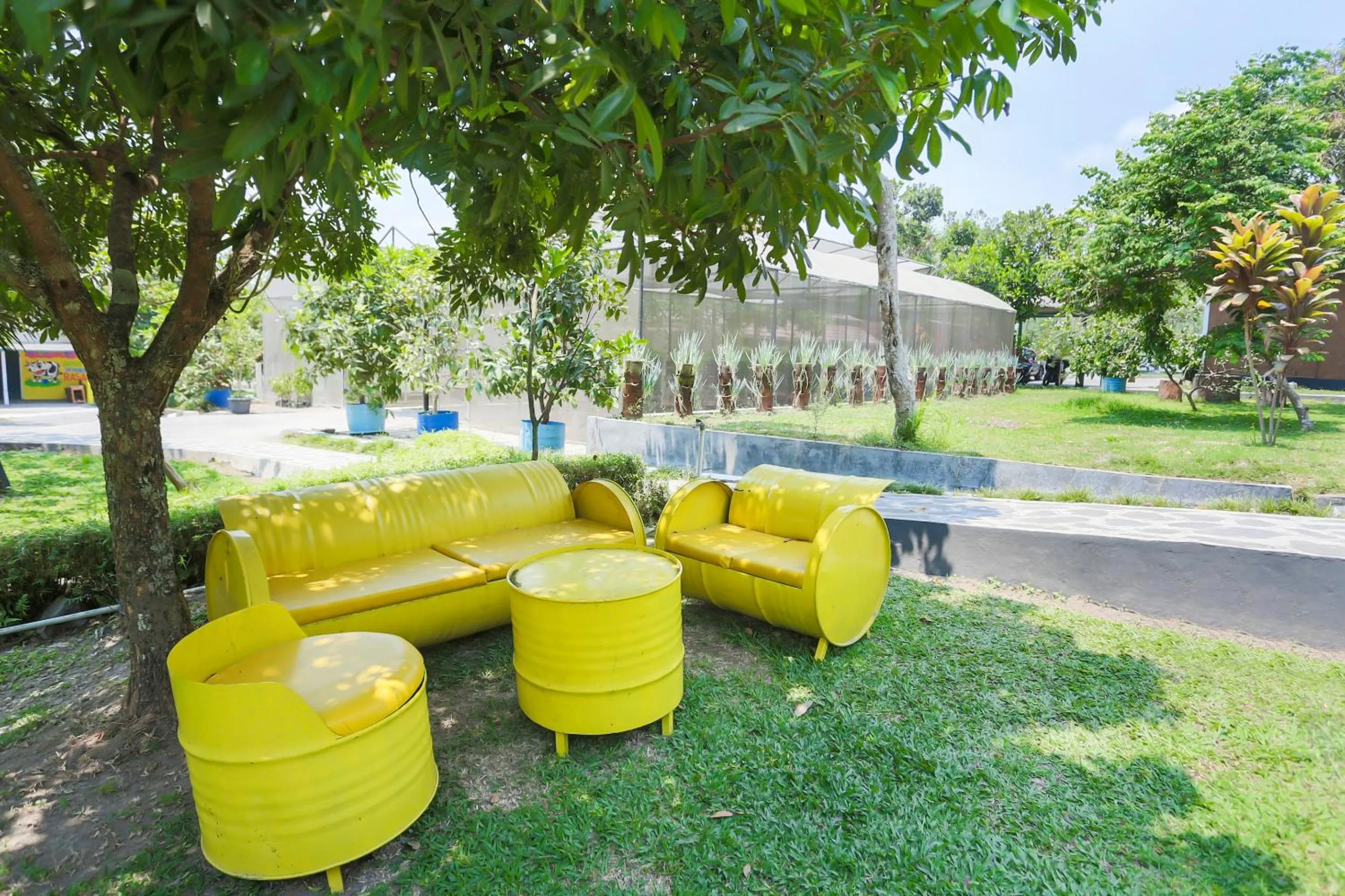 Garden in Hotel O Penginapan Kepurun Pawana Indonesia