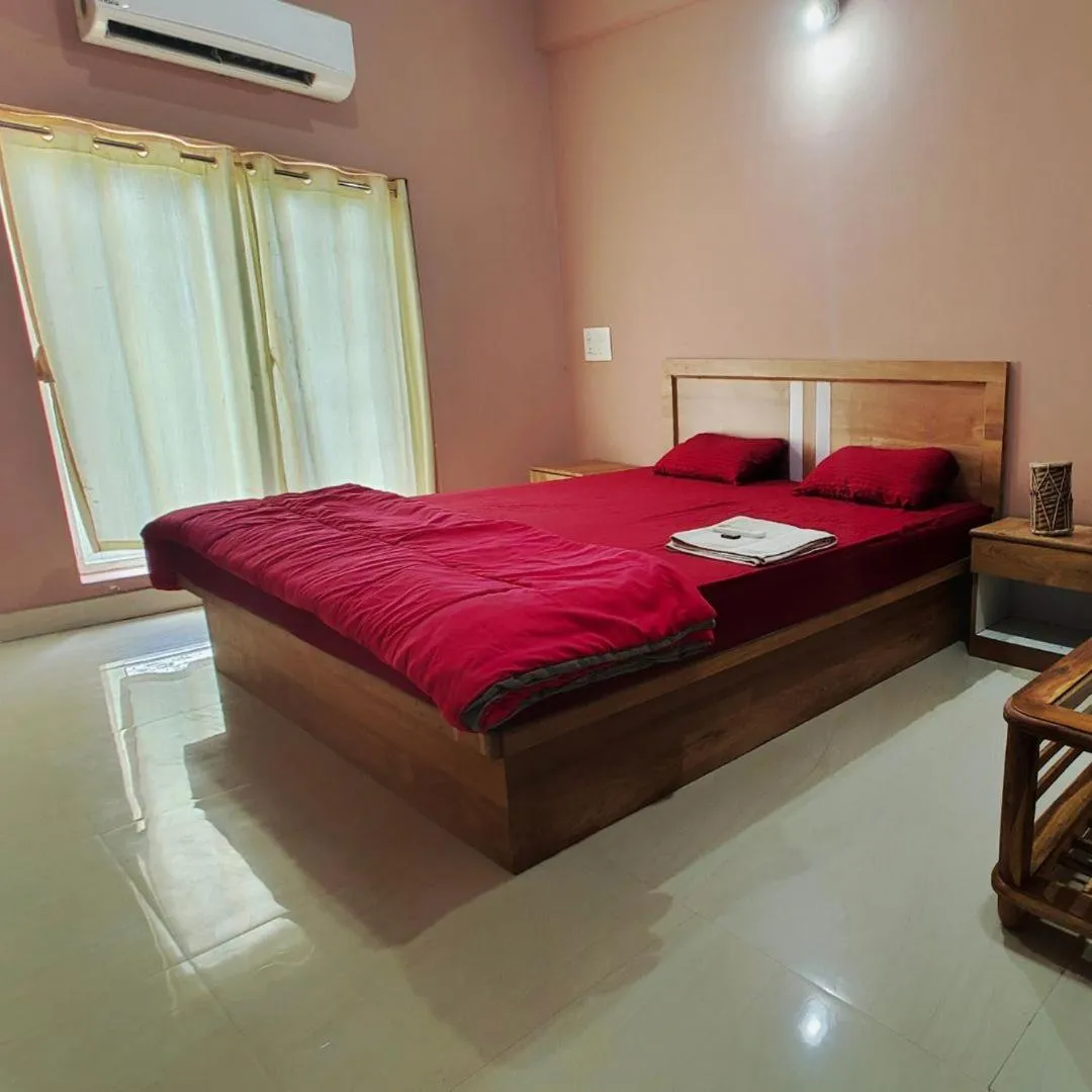 Bed in AYM Yoga Resort Arambol GOA