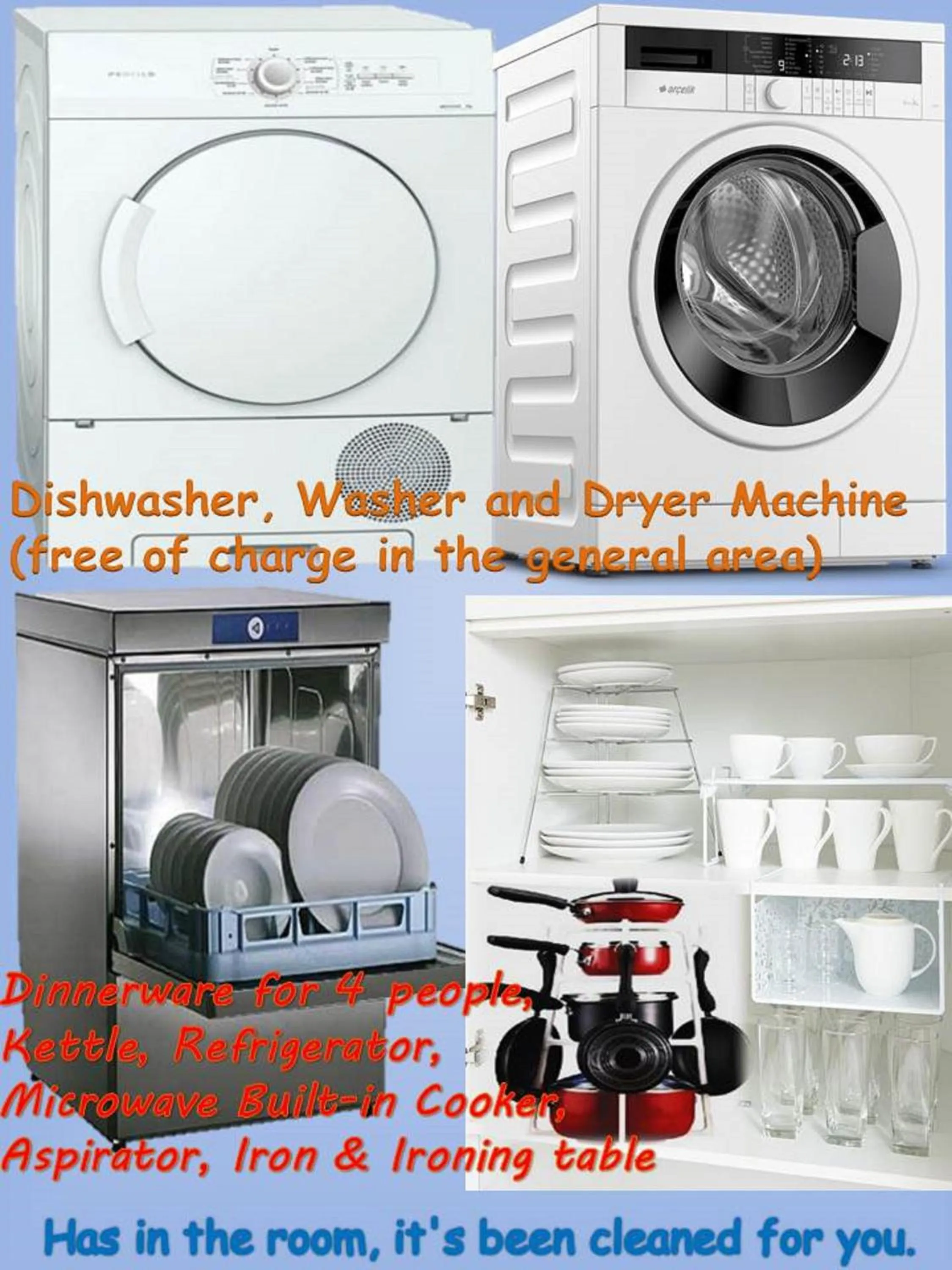 Kitchen or kitchenette in Hotel Taksim Home