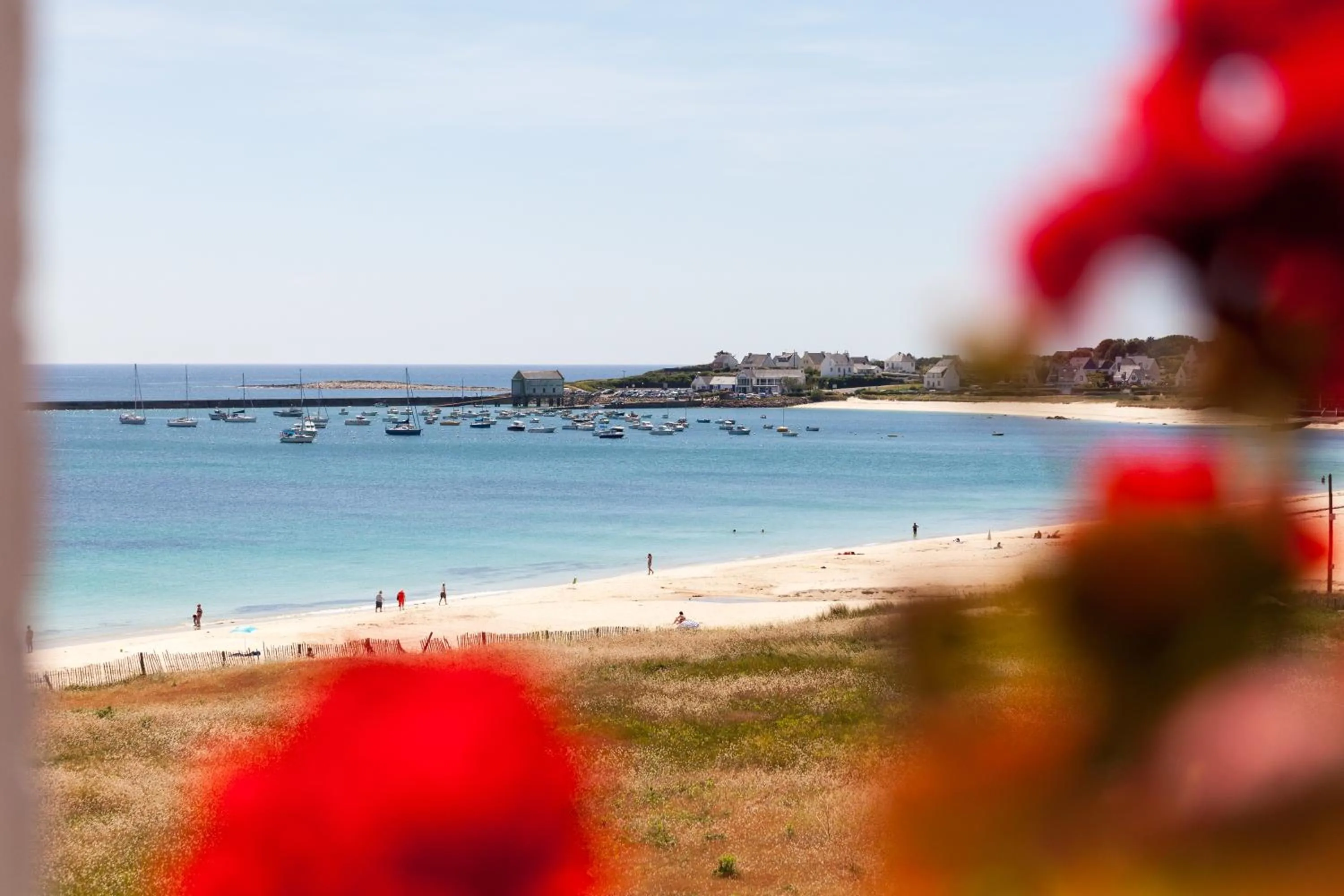 Sea view in Hotel Restaurant De La Plage