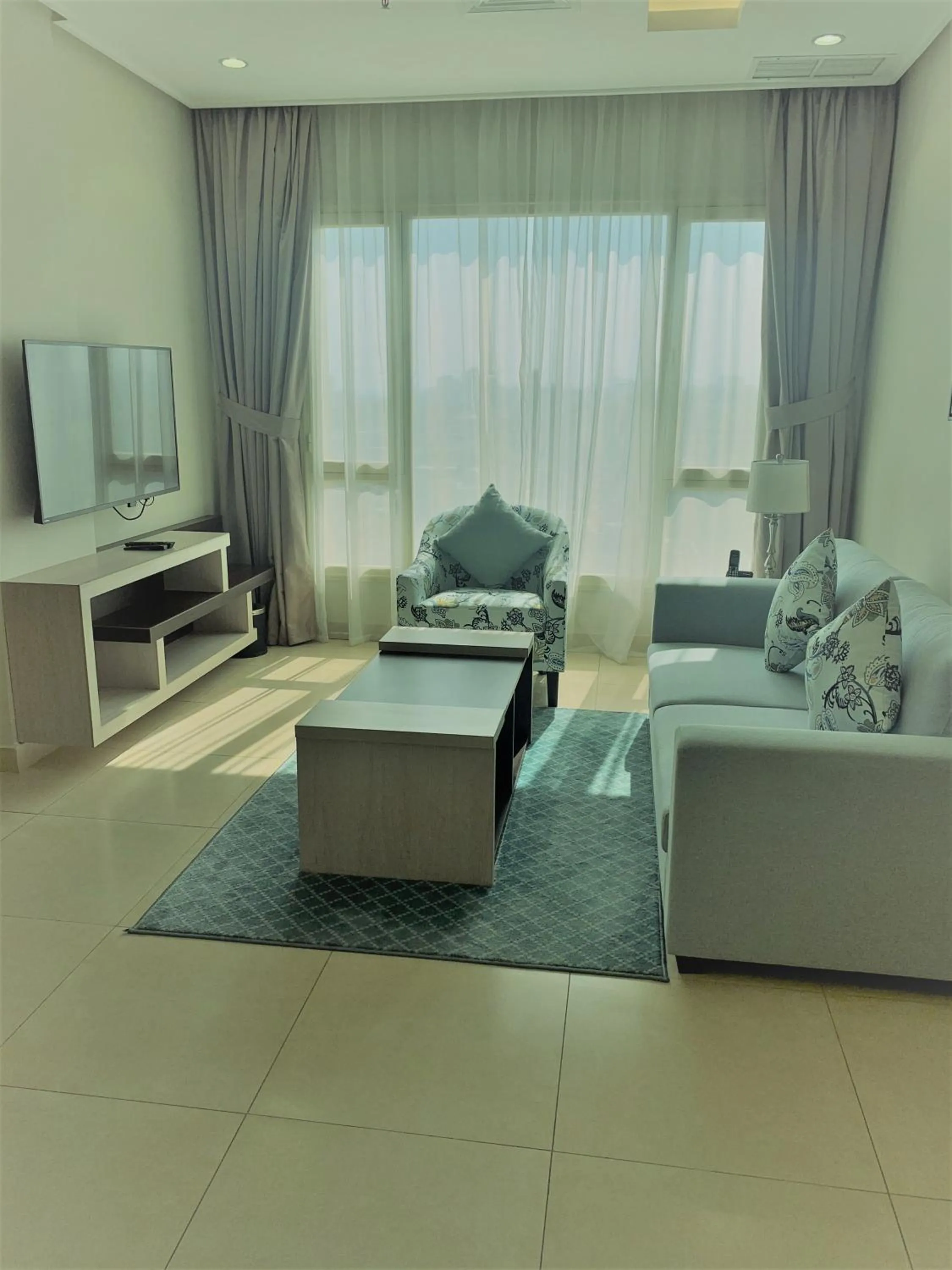 Seating area in The Lofts Kuwait Fintas