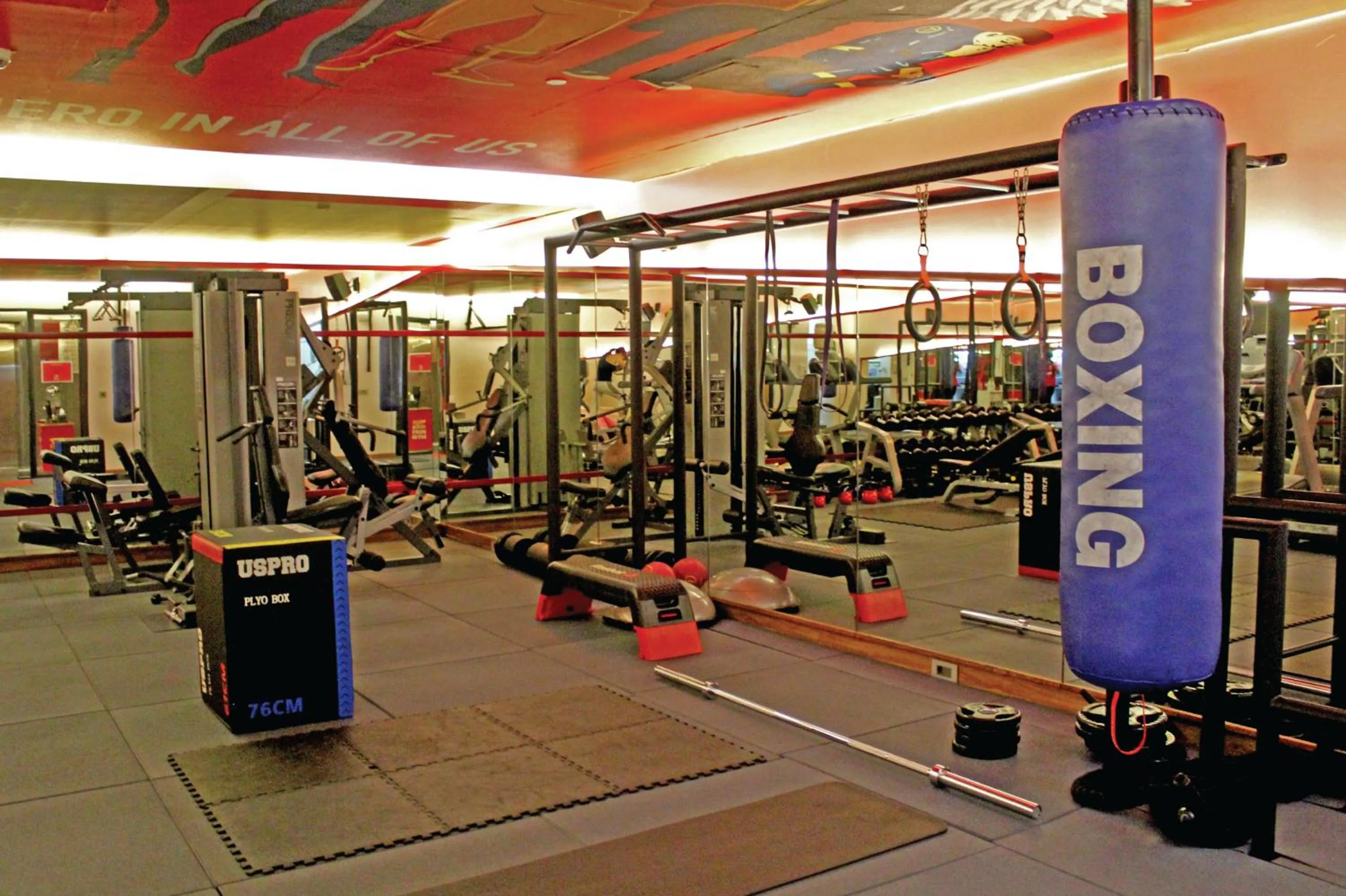Fitness centre/facilities in The Smallville Hotel