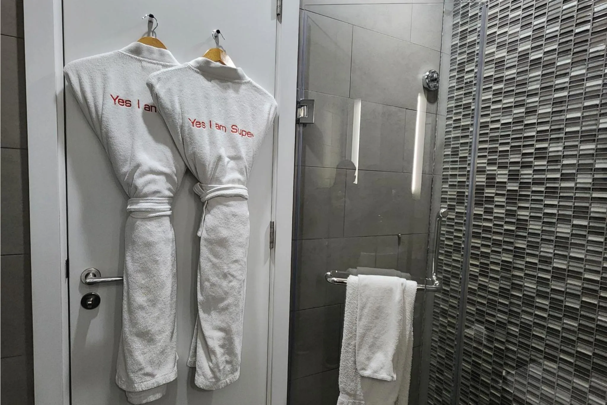 Shower in The Smallville Hotel