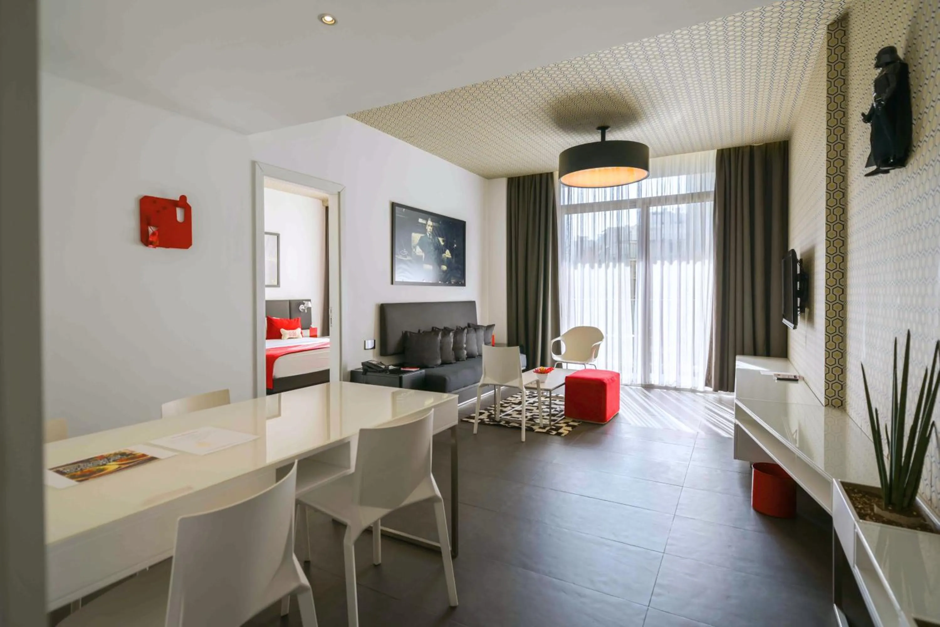 Living room in The Smallville Hotel