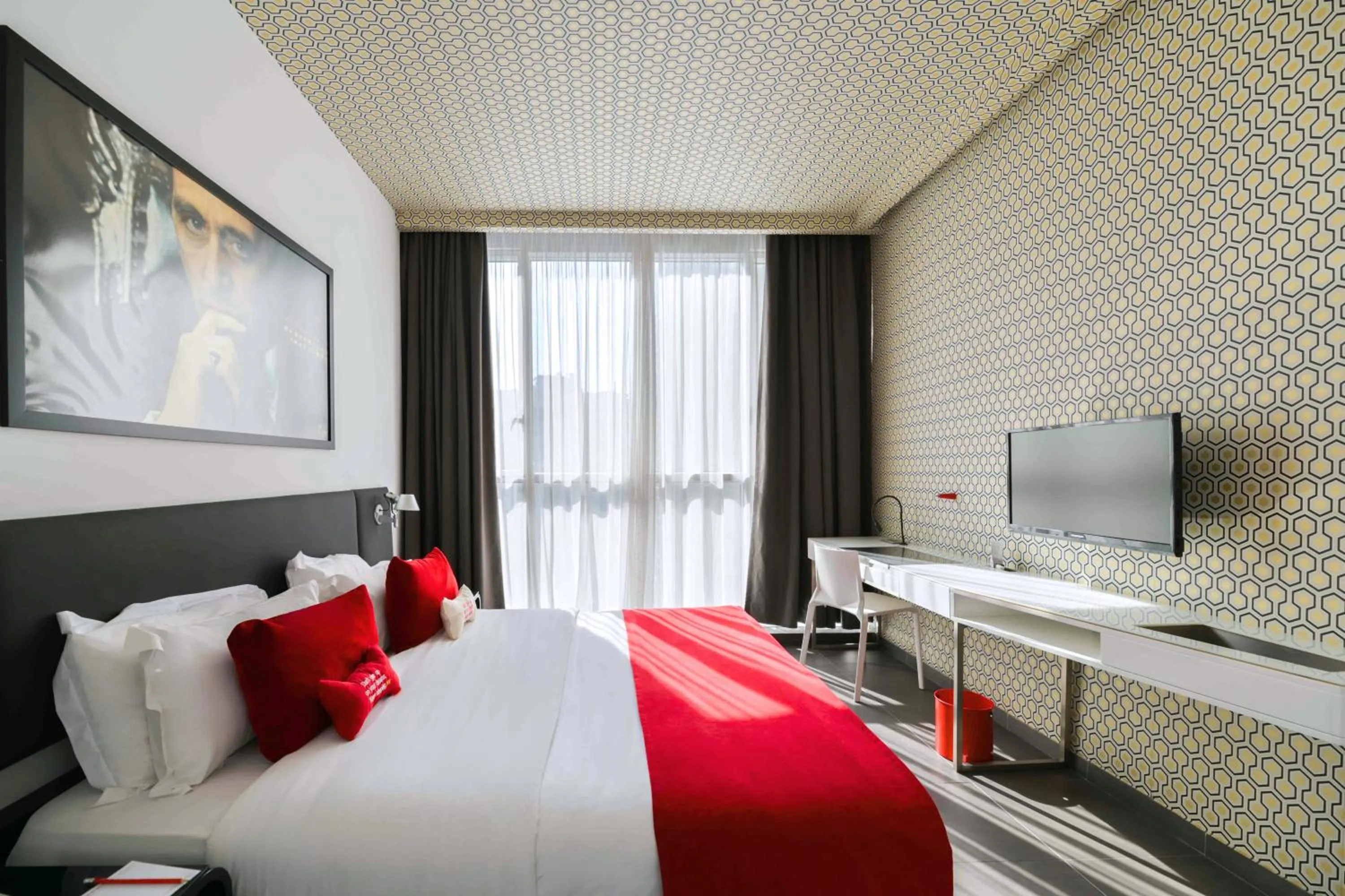 Bed in The Smallville Hotel